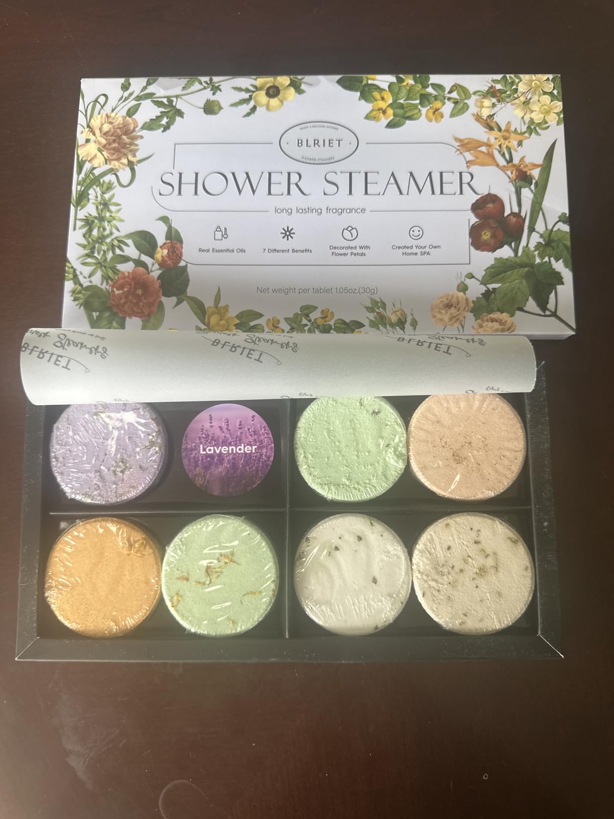 Shower Steamers Aromatherapy Blriet, Stocking Stuffers for Women, Teen Girls, Wife and Her, Christmas Gifts for Women and Mum, White Elephant Gifts for Adults, Birthday, Spa - 8 Pack - Customer Photo 1