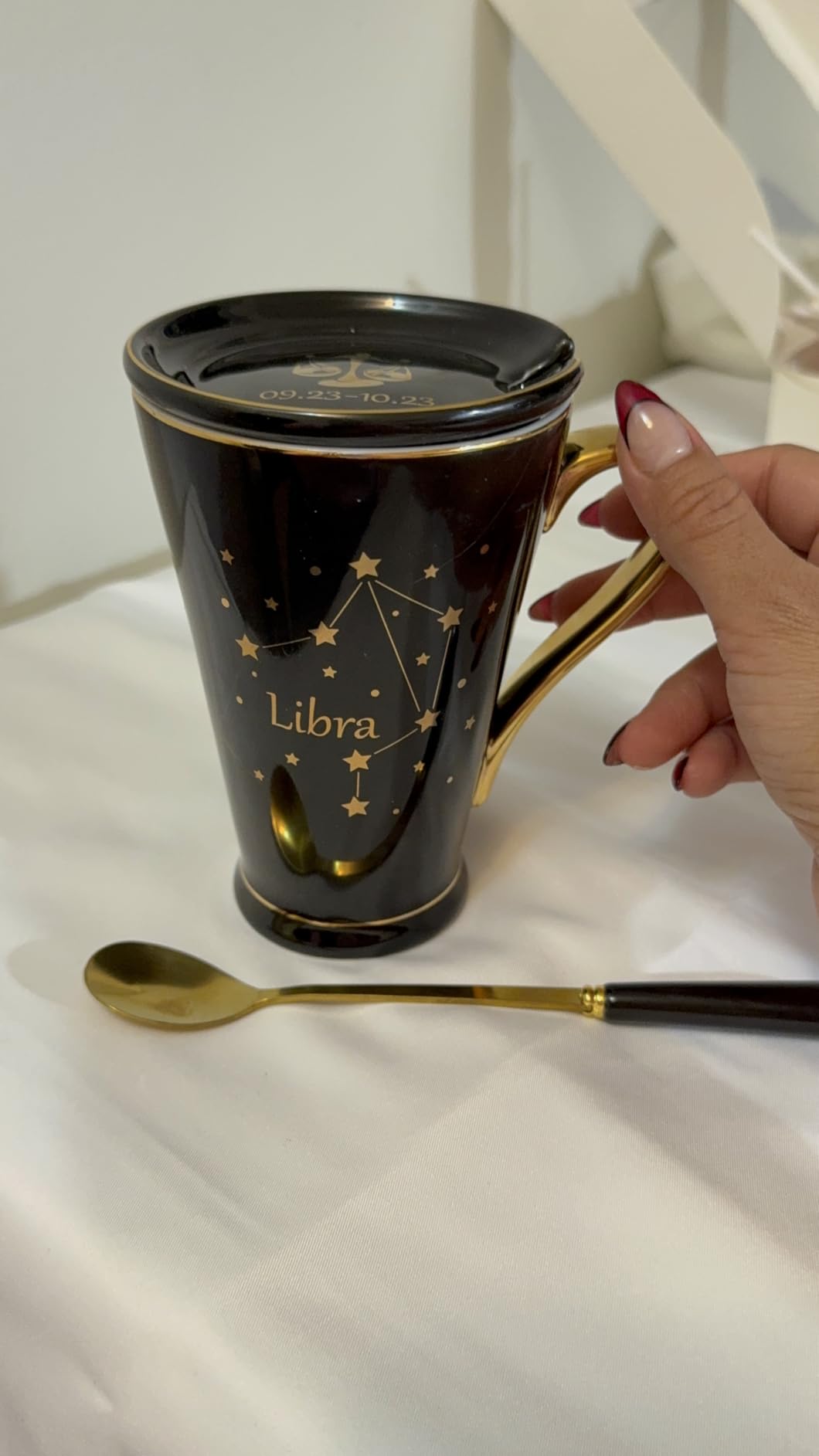 Maustic Scorpio Gifts, Zodiac Sign Astrology Horoscope Constellation Gifts, Birthday Gifts for Women, Men, Best Friend, Sister, Astrology Lover, Scorpio Mug, 12 Oz - Customer Photo 1