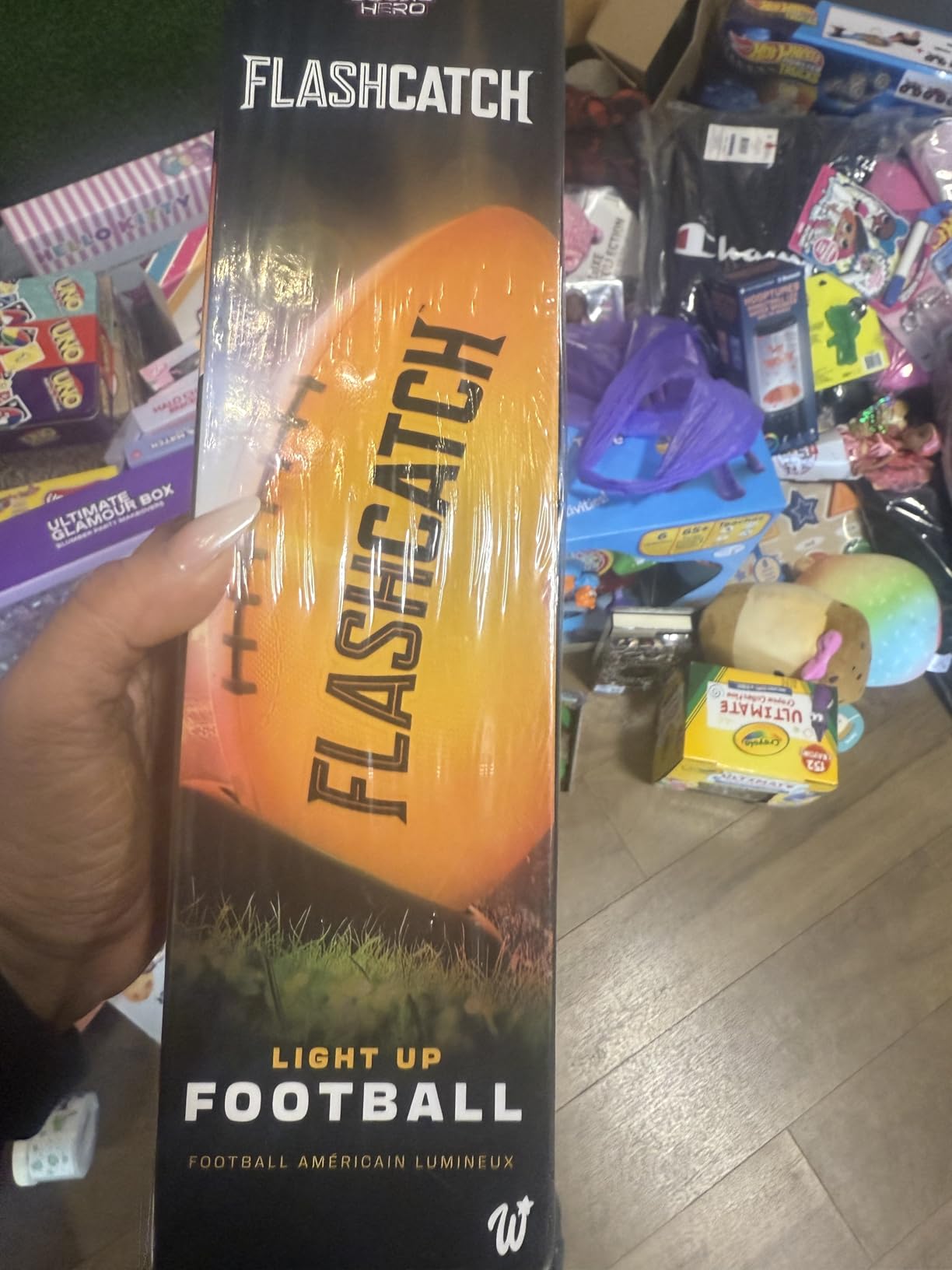 Light Up Football - Glow in The Dark Ball - NO 6 - Boys Gifts - Outdoor Sports, Birthday Gifts for Boys 8-15+ Year Old - Kids Teenage Youth Gift Ideas - Boy Toys Stuff Ages 8 9 10 11 12 13 14 15 Customer Review Light Up Football - Glow in The Dark Ball - NO 6 - Boys Gifts - Outdoor Sports, Birthday Gifts for Boys 8-15+ Year Old - Kids Teenage Youth Gift Ideas - Boy Toys Stuff Ages 8 9 10 11 12 13 14 15 - Customer Photo 0