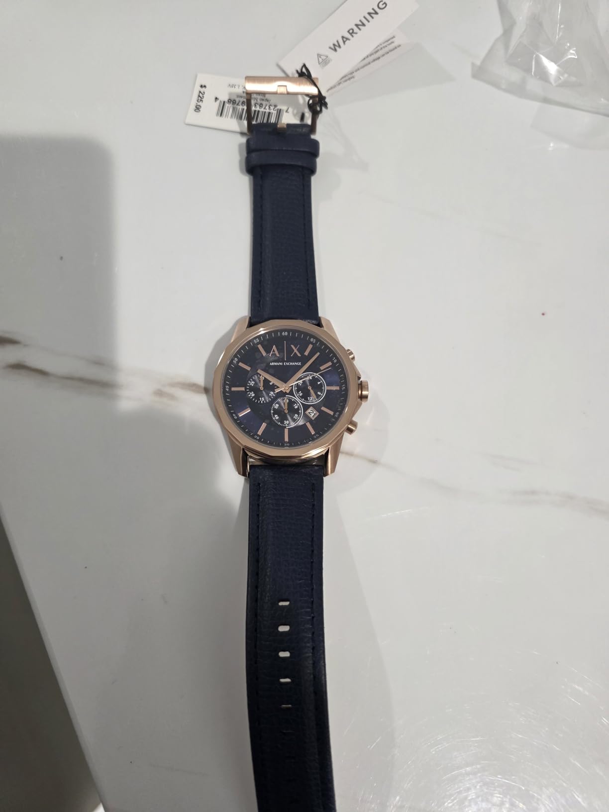 A|X Armani Exchange Chronograph Dress Watch for Men with Stainless Steel, Silicone or Leather Band - Customer Photo 2