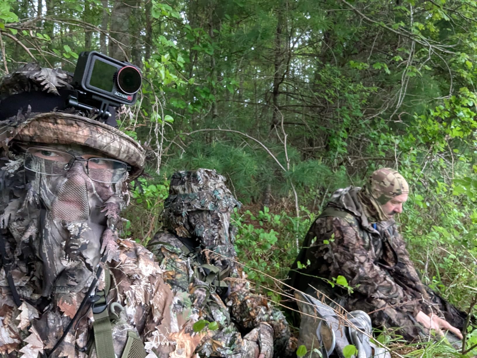 QuikCamo Realtree & Mossy Oak 3D Leafy Camo Face Mask Bucket Hat for Men Deer Duck and Turkey Hunting (Fully Adjustable OSFM) - Customer Photo 1