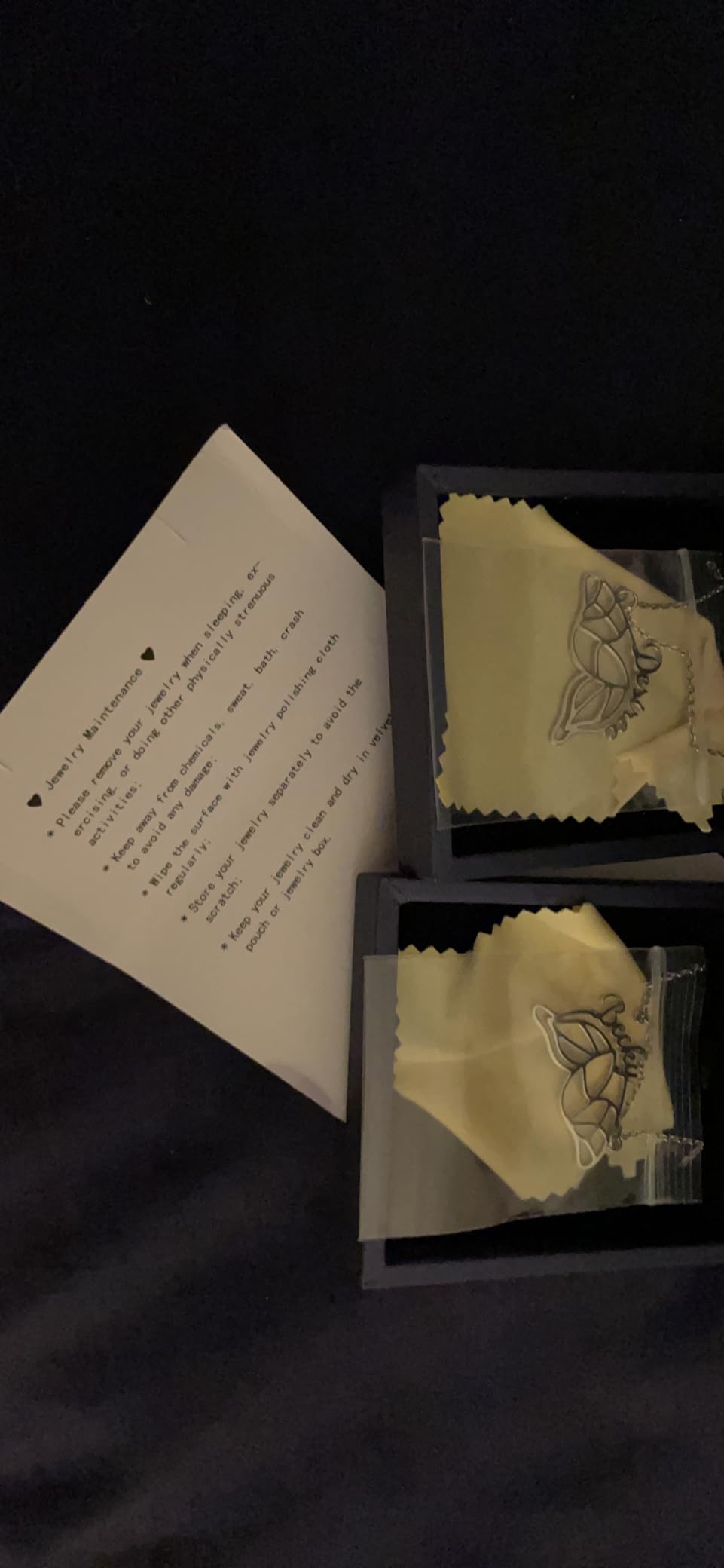 Custom 2Pcs BFF Necklace-Split Butterfly Engraved with Names, Matching Best Friend Necklace for 2, 925 Sterling Silver Friendship Necklace Gifts for Women, Best Friend, Sister - Customer Photo 2