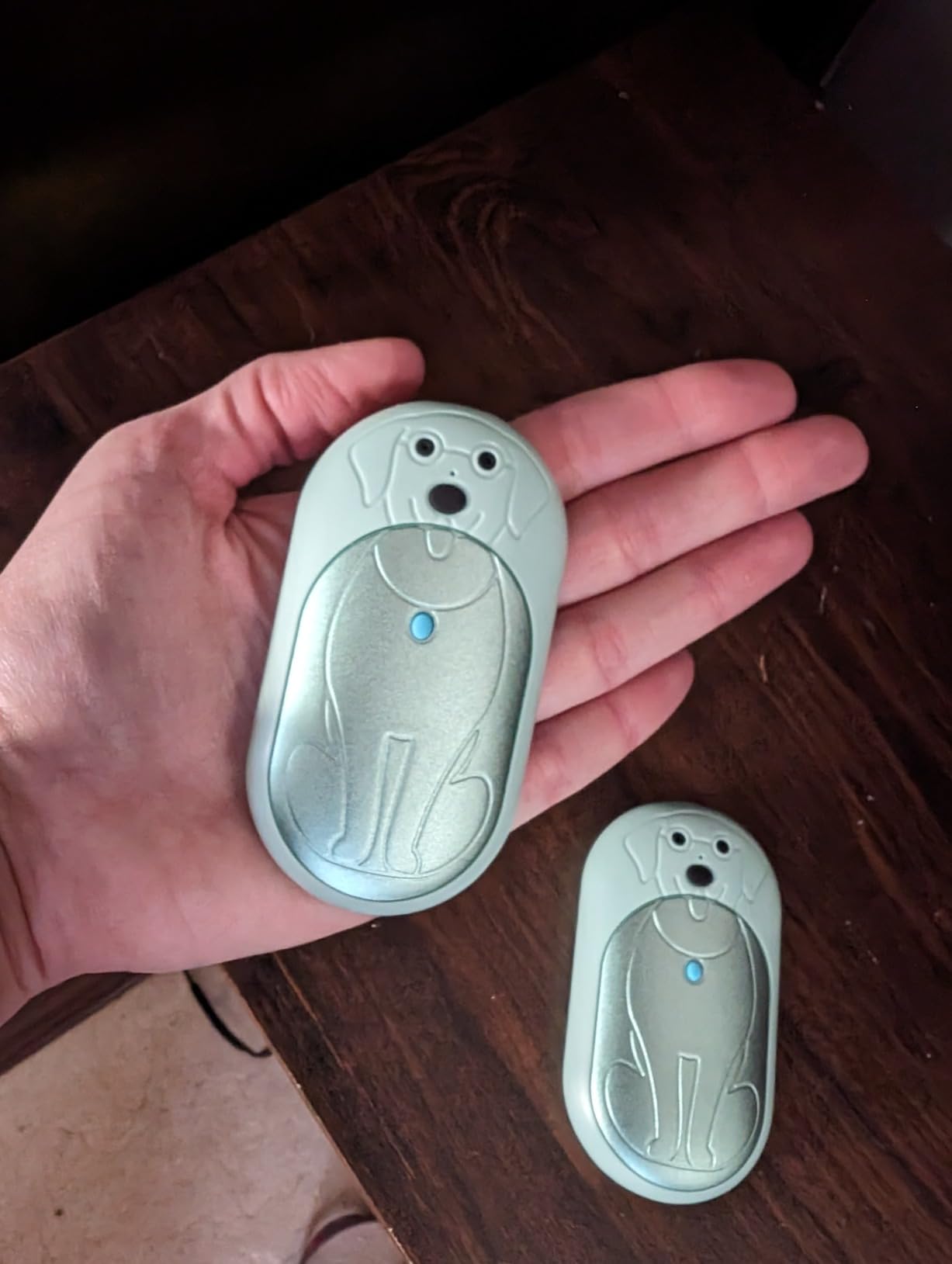 Electric Hand Warmers Rechargeable 2 Pack, 3000Mah*2 Portable Hand Warmer Battery Operated, Fun & Practical & Useful Gifts for Men Chrismas, Outdoor Camping Gifts - Customer Photo 2