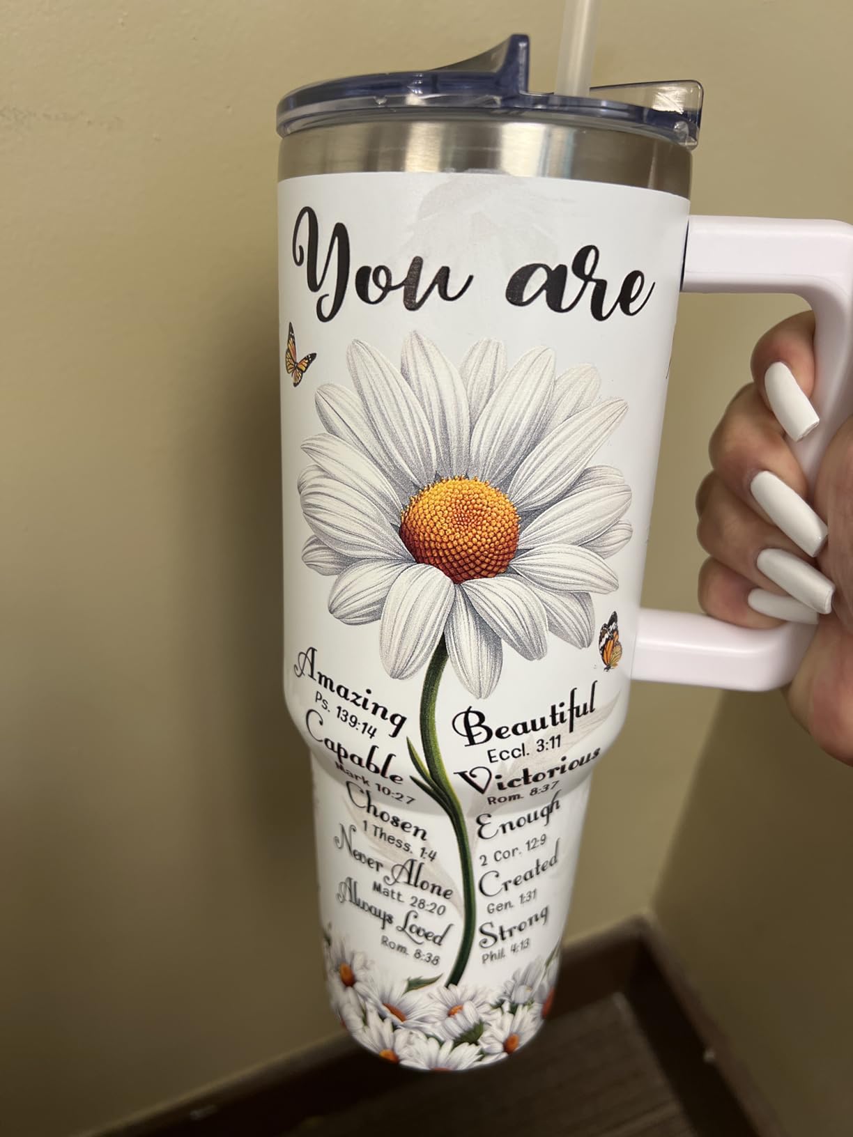Administrative Professional Day Gifts - Thank you Gift for Boss lady, Assistant, Secretary - Chaos Gifts For Women - Admin Professionals Day Gift - Tumbler 40oz With Handle - Customer Photo 1