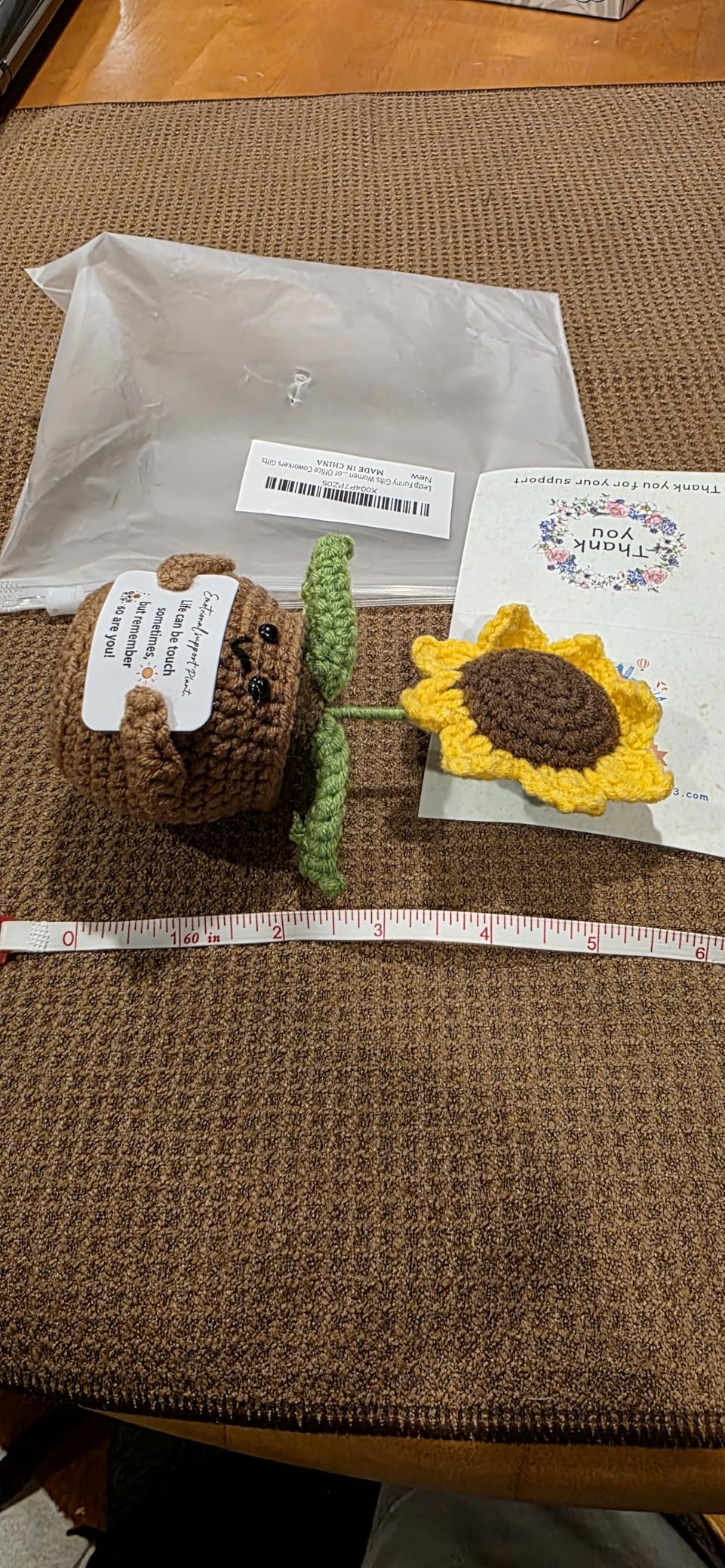 Funny Gifts for Women Men Positive Poo Emotional Support Crochet Nuggets Plush Partner Cute Birthday Gift Gag Metal Health Gifts Unique Office Car Decor Office Present for Coworkers Customer Review Funny Gifts for Women Men Positive Poo Emotional Support Crochet Nuggets Plush Partner Cute Birthday Gift Gag Metal Health Gifts Unique Office Car Decor Office Present for Coworkers - Customer Photo 1