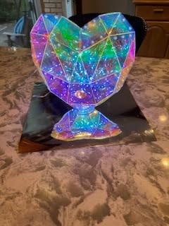 PURPLE LADYBUG PRISMIC Unicorn 3D Puzzle Craft Kit - DIY Light-Up Night Lamp for Kids, STEM-Inspired Creative Kit, Gifts for Ages 12-16, Birthday, Christmas Gifts for Teens and Tweens - Customer Photo 3