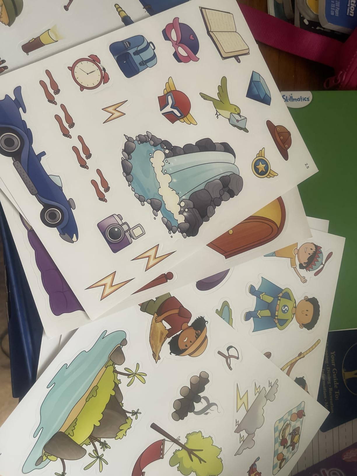 Skillmatics Storybook Art Kit - Create Fairytale Stories, DIY Craft & Writing Kit with 300+ Stickers, Scrapbooking & Journal Activity, Christmas Gifts for Kids Ages 5, 6, 7, 8, 9, 10 - Customer Photo 2