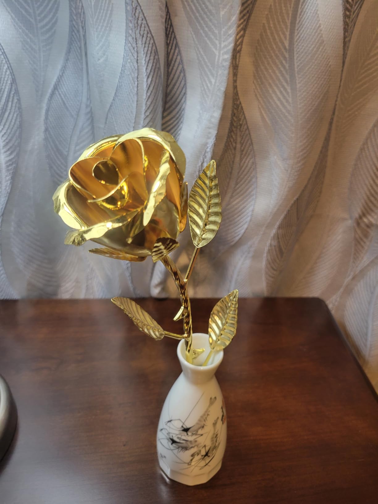 Iron Gifts for 6th Anniversary Metal Rose Iron 6 Year Wedding Anniversary for Her Him Gift 11 Year 11th Everlasting Rose Steel Flower Handcrafted Love Stained Artwork - Customer Photo 1