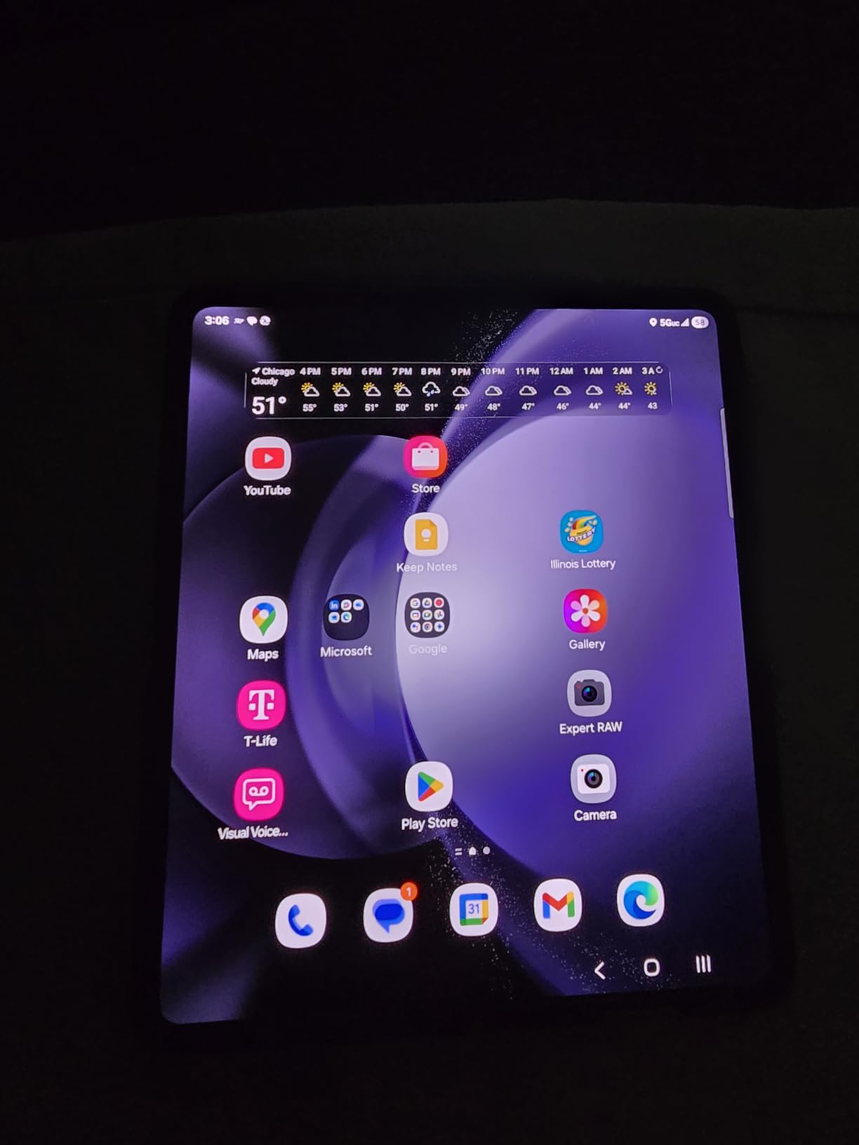 Samsung Galaxy Z Fold 5 5G US Version, 512GB, ICY Blue - Unlocked (Renewed) - Customer Photo 2