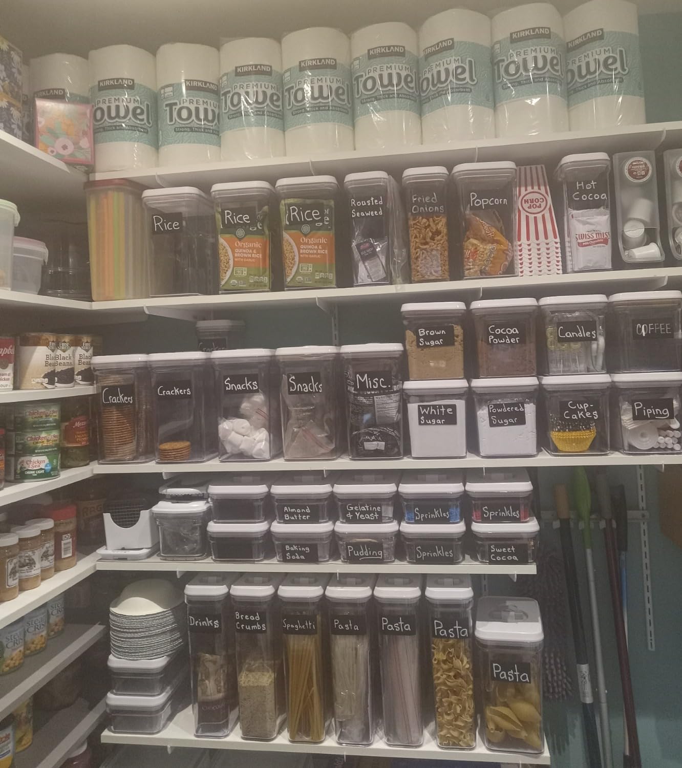 DWËLLZA KITCHEN Airtight Food Storage Containers with Lids - 5 Piece Set - Kitchen Accessories - Pantry Organization and Storage Containers for Food - Clear BPA-Free - Keeps Food Fresh & Dry - Customer Photo 1