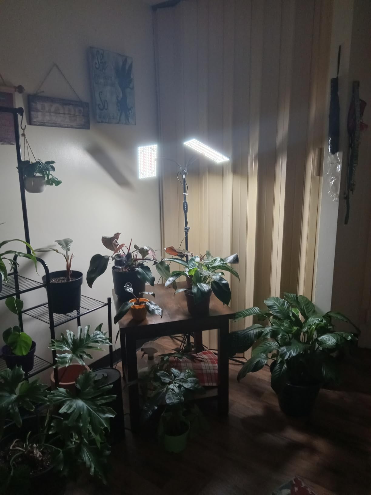 LBW Latest Grow Light for Indoor Plants, 428 LED Dual-Head Full Spectrum Standing Plant Light, Floor Grow Lamp with 3/6/12H Timer, 6 Brightness Levels, 3 Switch Modes, 75