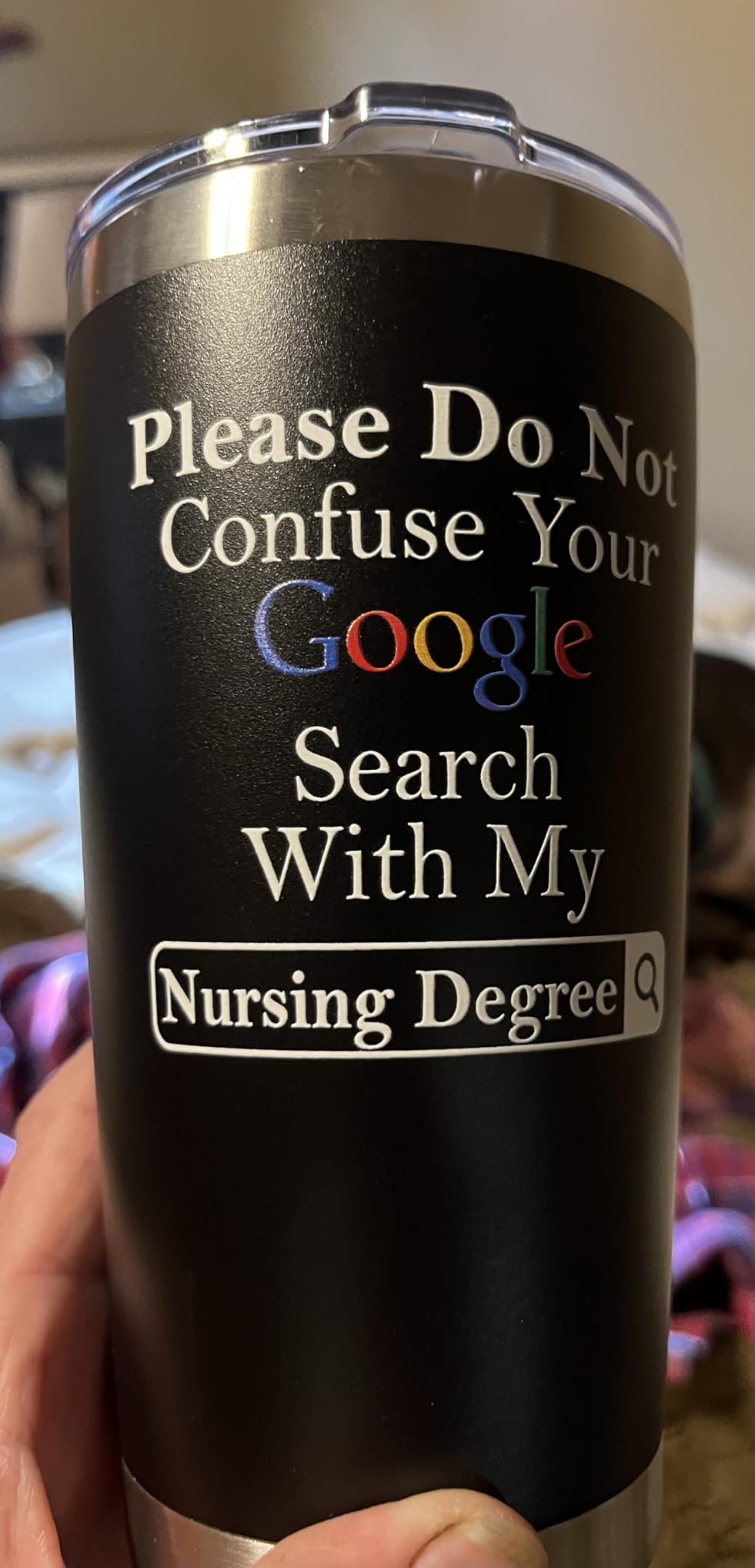 Doctor Gifts for Men Women - Please Do Not Confuse Your Google Search With My Medical Degree Mug Unique Gifts for Doctors Gift for Doctor - 20 Ounce Tumbler for National Doctors Day Gifts Residency - Customer Photo 2