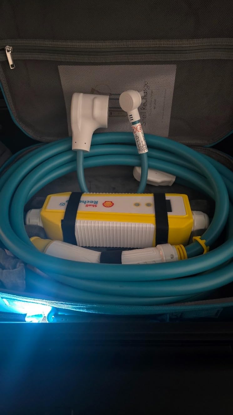 Shell NEMA 5-15P to 14-50R for Level 1 EVs,50 Amp to 15 Amp 110 Volt RV Adapter Cord Electrical Power Plug,Heavy Duty STW 10 Gauge 20 Inch - Customer Photo 1