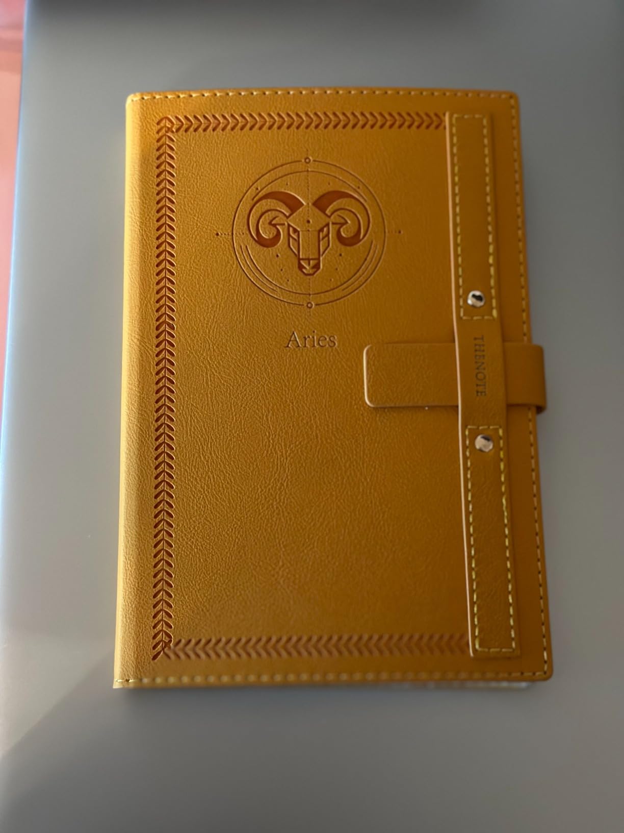 Virgo Gifts for Women & Men, A5 Leather Journal Hardcover Notebook with Greeting Card - Unique Zodiac Gifts for Birthdays, Anniversaries, Holidays - Customer Photo 1