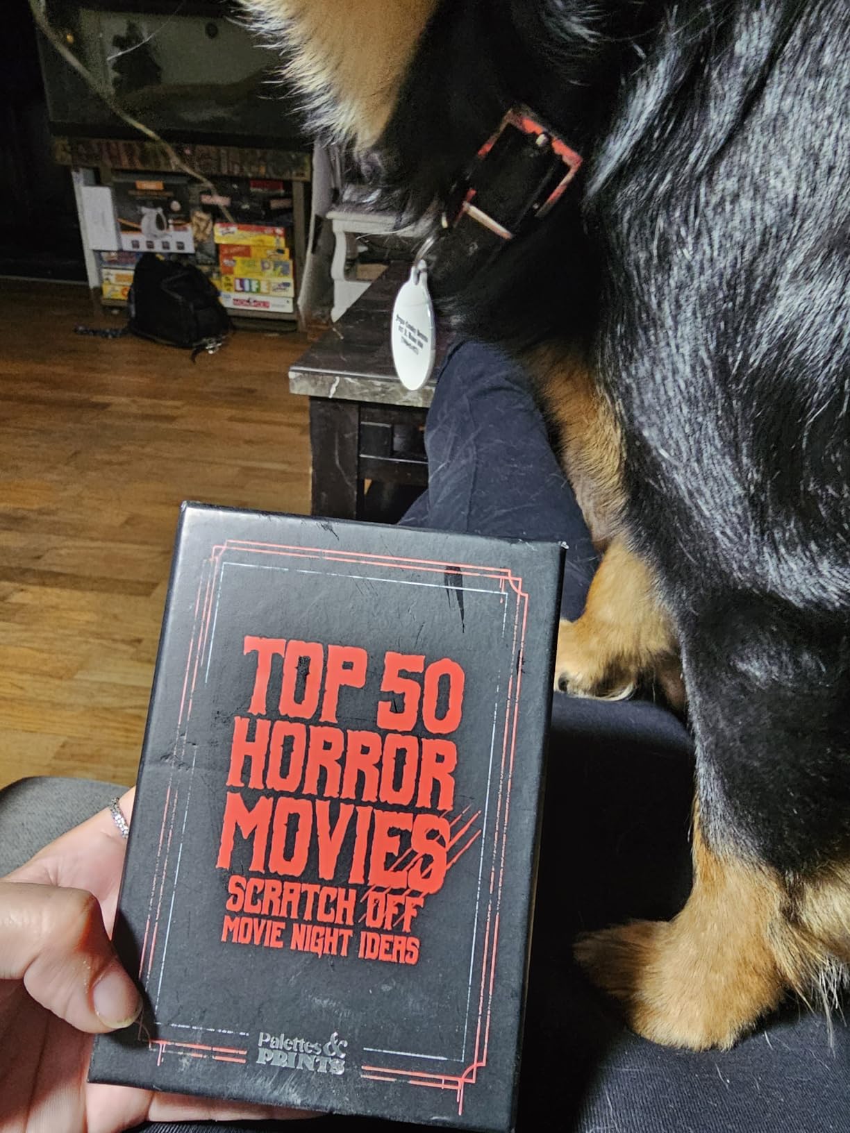 Premium Top 50 Horror Movies Scratch Off Cards - Horror Movie Gifts for Movie Night - Horror Lovers Gifts for Men & Women - Scary Movie Gifts - Horror Merch - Complete The Horror Fan Challenge - Customer Photo 2