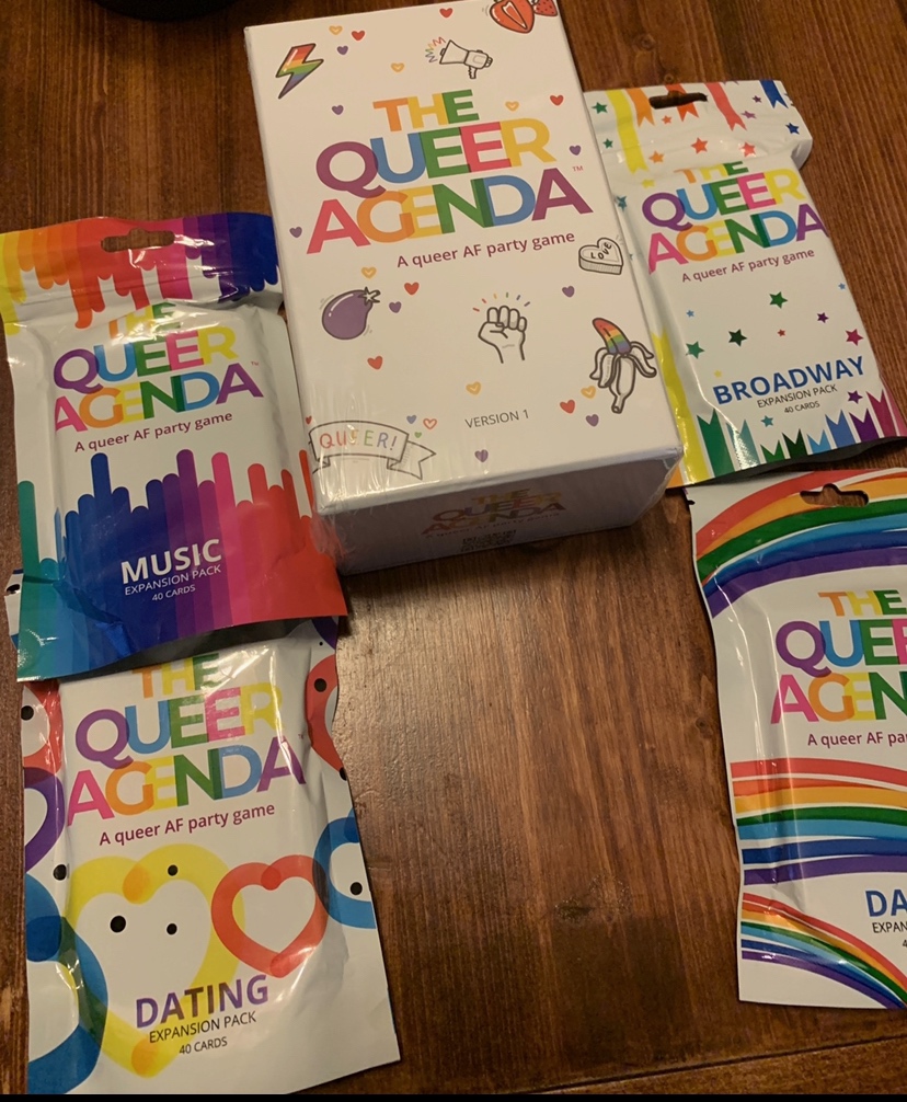 The Queer Agenda Party Game - 350 Sassy LGBTQ+ Cards for Hilarious Game Nights, Ages 17+, 3-10 Players, 30-60 Min Playtime, Made by Fitz Games - Customer Photo 2