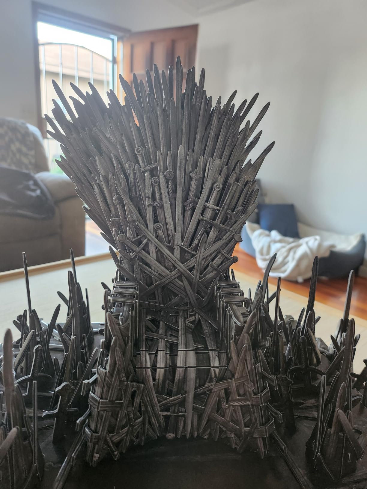 4D Build, Game of Thrones Iron Throne 3D Model Kit, GOT Collectibles & Desk Décor, Adult Puzzles for Fantasy Book GOT Fans, 3D Puzzles for Adults & Teens, 219 Pieces, for Ages 12 & Up - Customer Photo 1