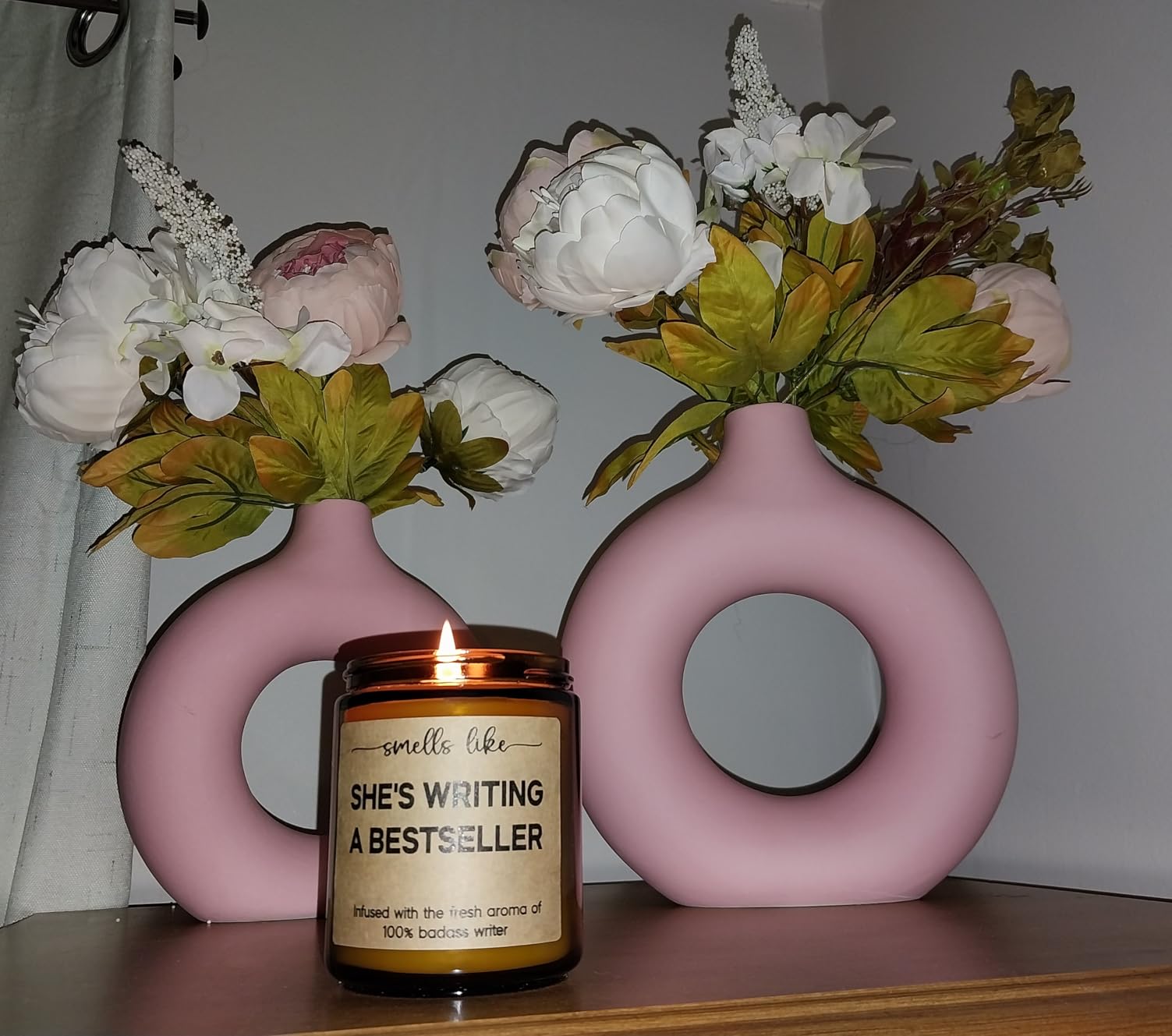 Miracu Candle, Writing Writer Gifts for Women, Creative Future Author Gifts for Writers, Christmas Cool Funny Presents for Book Novelist, Screenwriter, Aspiring Poet, Literature Literary Presents - Customer Photo 1