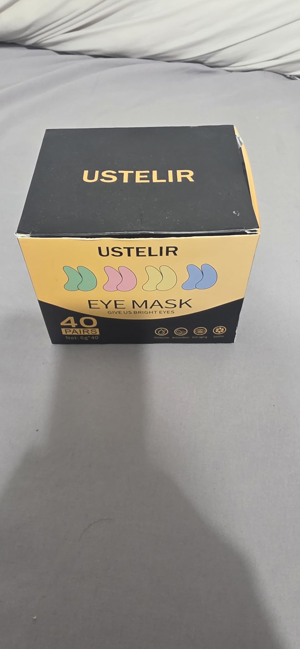 Under Eye Patches, 40 Pairs Eye Mask for Dark Circles, Puffy Eyes, Undereye Bags,Wrinkles,Eye Mask Patches with 24K Gold, Hyaluronic Acid,Rose & Aloe Vera, Eye Treatment Skin Care for Men & Women Gift - Customer Photo 1