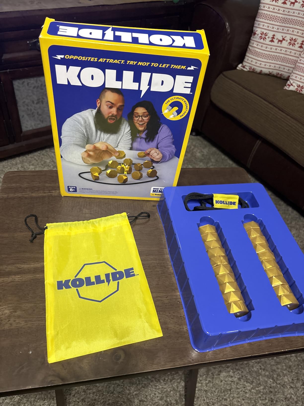 Kollide By Relatable, Exciting Magnetic Game For Family Game Night, Great Fun Games For Kids, Includes 1 Rope, 20 Magnets, And Instructions, Perfect Stocking Stuffers, Thanksgiving Activities for Kids - Customer Photo 1