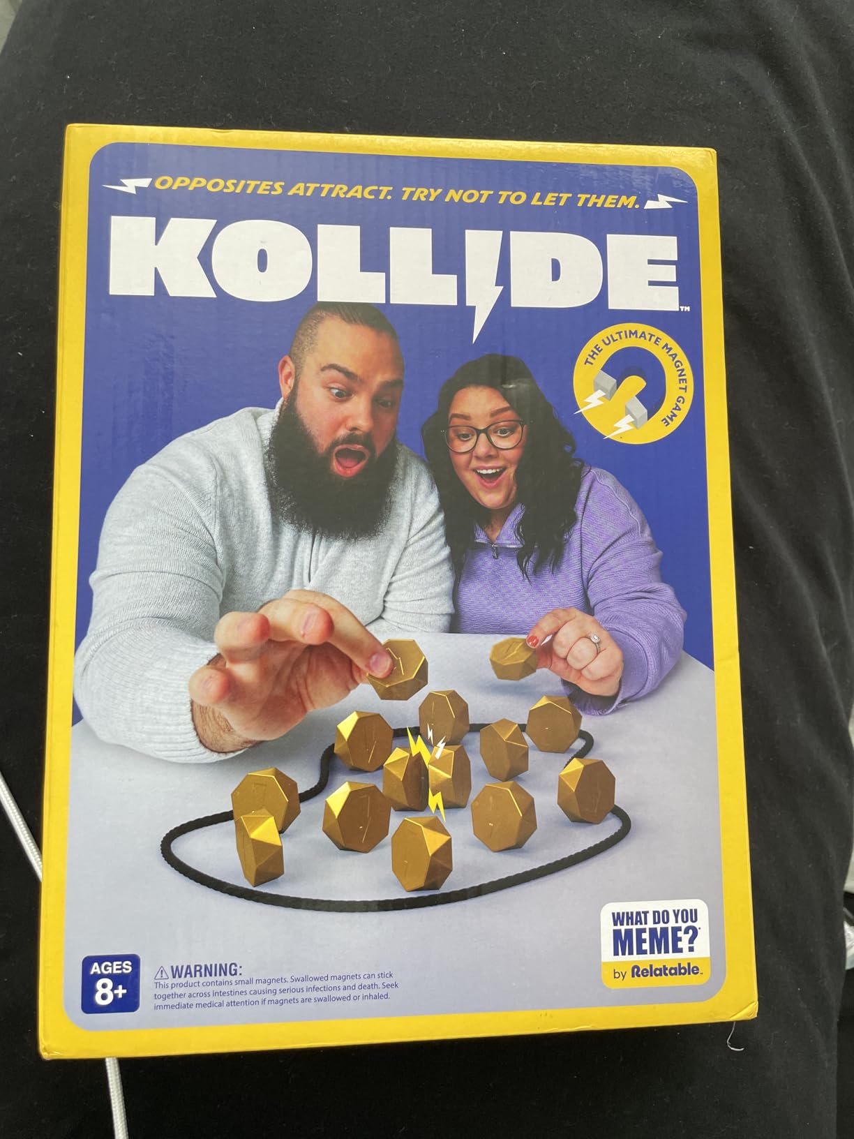 Kollide By Relatable, Exciting Magnetic Game For Family Game Night, Great Fun Games For Kids, Includes 1 Rope, 20 Magnets, And Instructions, Perfect Stocking Stuffers, Thanksgiving Activities for Kids - Customer Photo 2