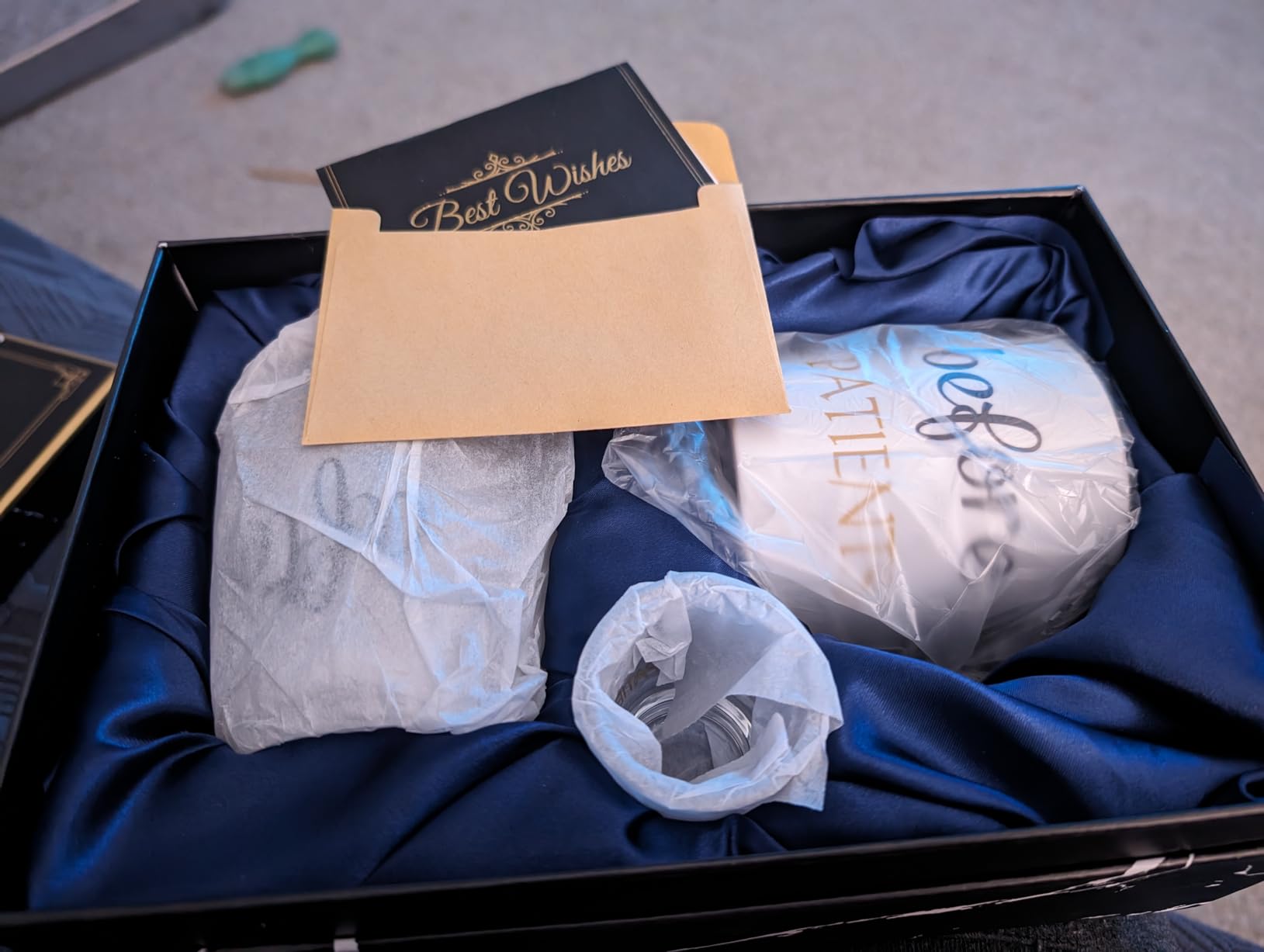 Before Patients After Patients Because Patients Gift Set 11 oz Coffee Mug 18 oz Stemless Wine Glass and 2 oz Shot Glass for Dentist Doctors Unique Nurses Day Valentines Graduation Gifts (Black) - Customer Photo 2