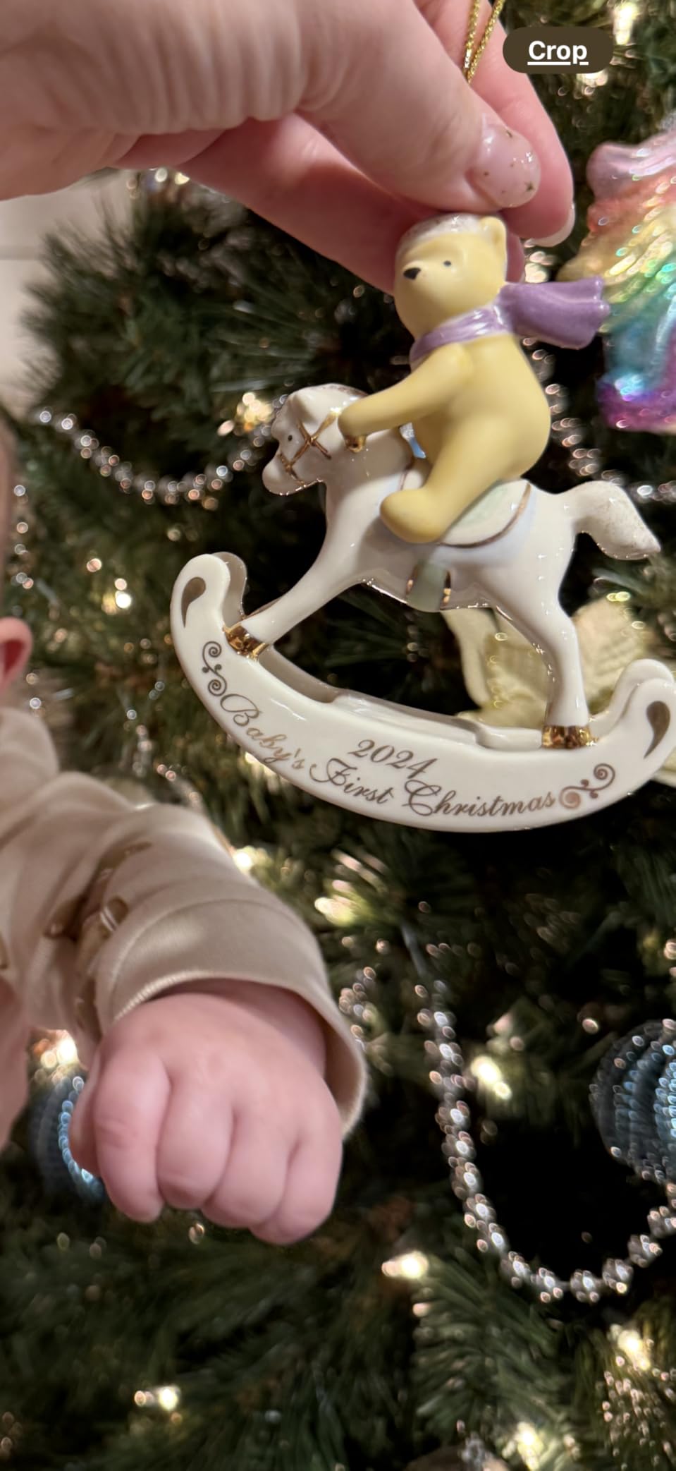 Lenox 895777 2024 Winnie The Pooh Baby's 1st Christmas Tree Ornament Customer Review Lenox 895777 2024 Winnie The Pooh Baby's 1st Christmas Tree Ornament - Customer Photo 5