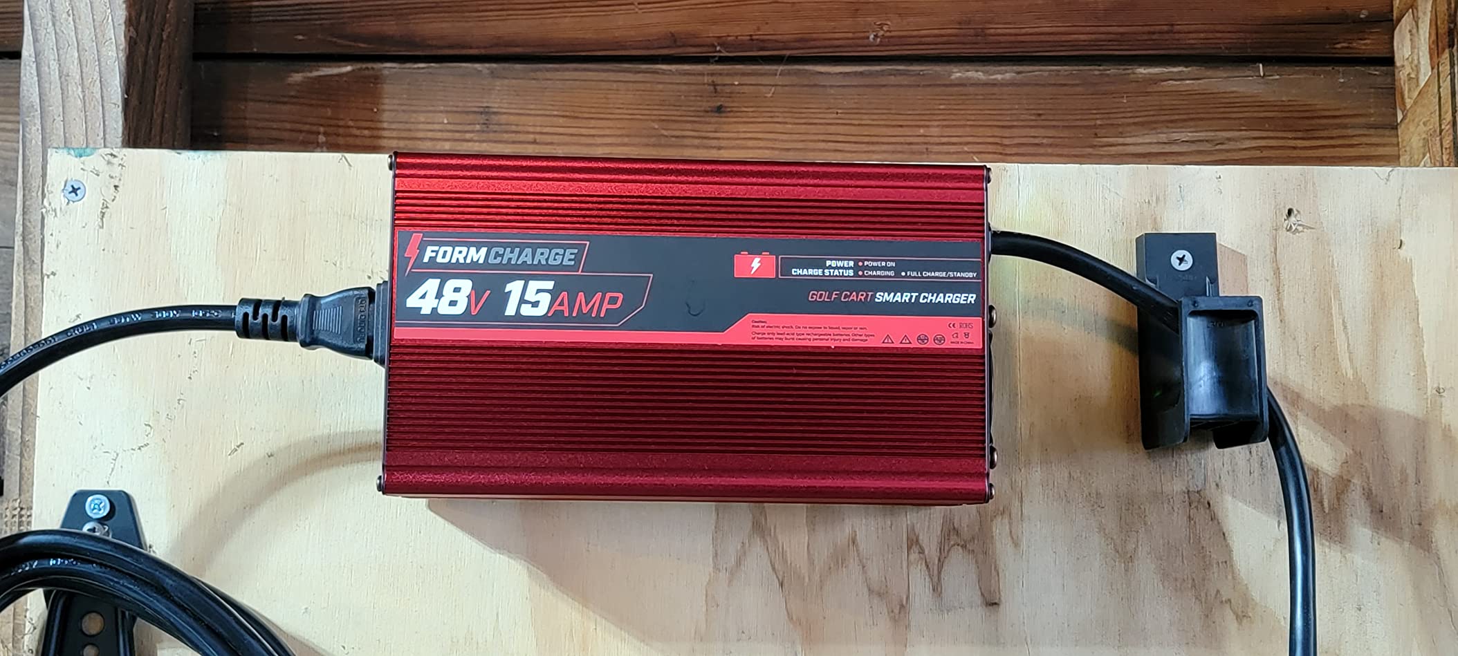 FORM 48 Volt Golf Cart Battery Charger for EZGO RXV & TXT Golf Carts - 48V Lithium, LiFePO4, Lead Acid - Elite Version - Customer Photo 3