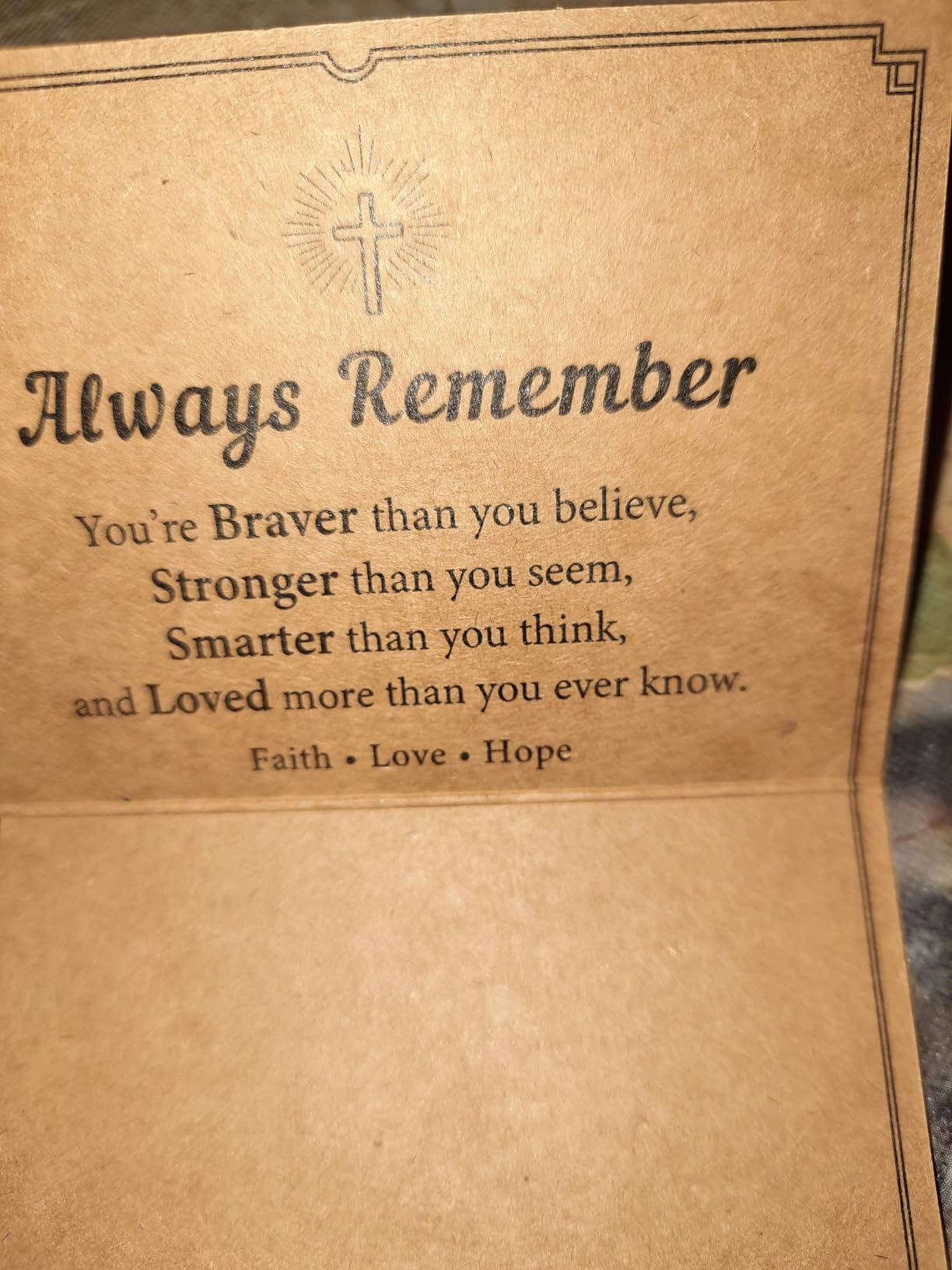 Shonyin Adjustable Faith Cross Bracelet for Teen Boys Men, Confirmation First Communion Easter Gift for Son, Grandson, Nephew - Customer Photo 1