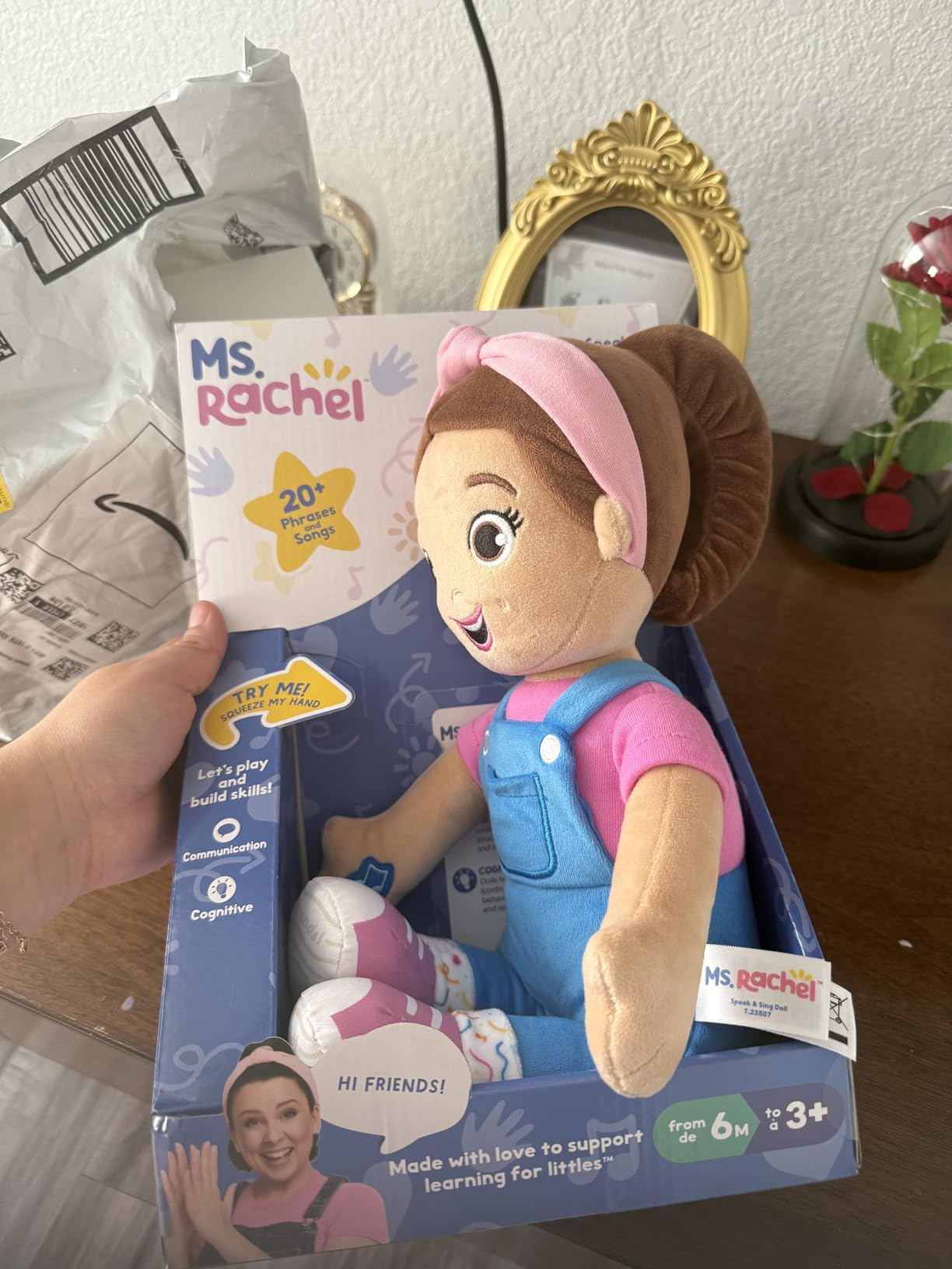 Ms. Rachel Official Speak & Sing Doll, 16