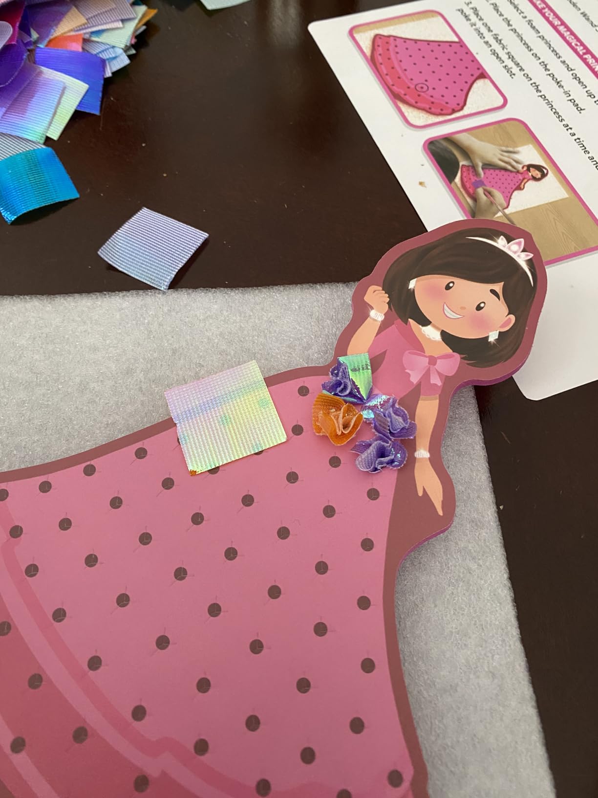 Skillmatics Poke-in Art - Flower Bouquet, Mess-Free Creative Activity, DIY Wood Craft Kits, Gifts for Girls & Boys Ages 4, 5, 6, 7, 8, 9 - Customer Photo 2