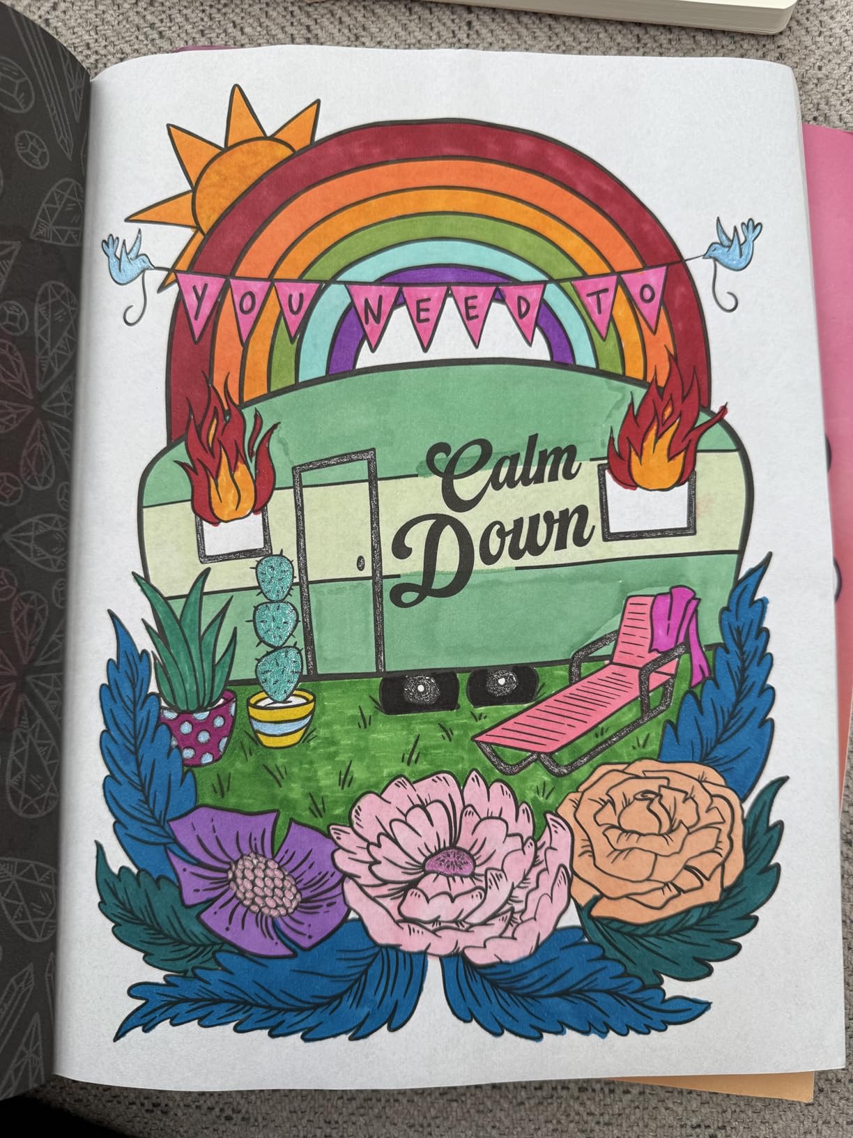 You Need To Calm Down: A Coloring Book for the Swiftest Fans | 45 Relaxing & Inspirational Taylor Quotes & Patterns | For Adults, Teens and Kids 8-12 (You Need To Calm Down Coloring Collection) - Customer Photo 3
