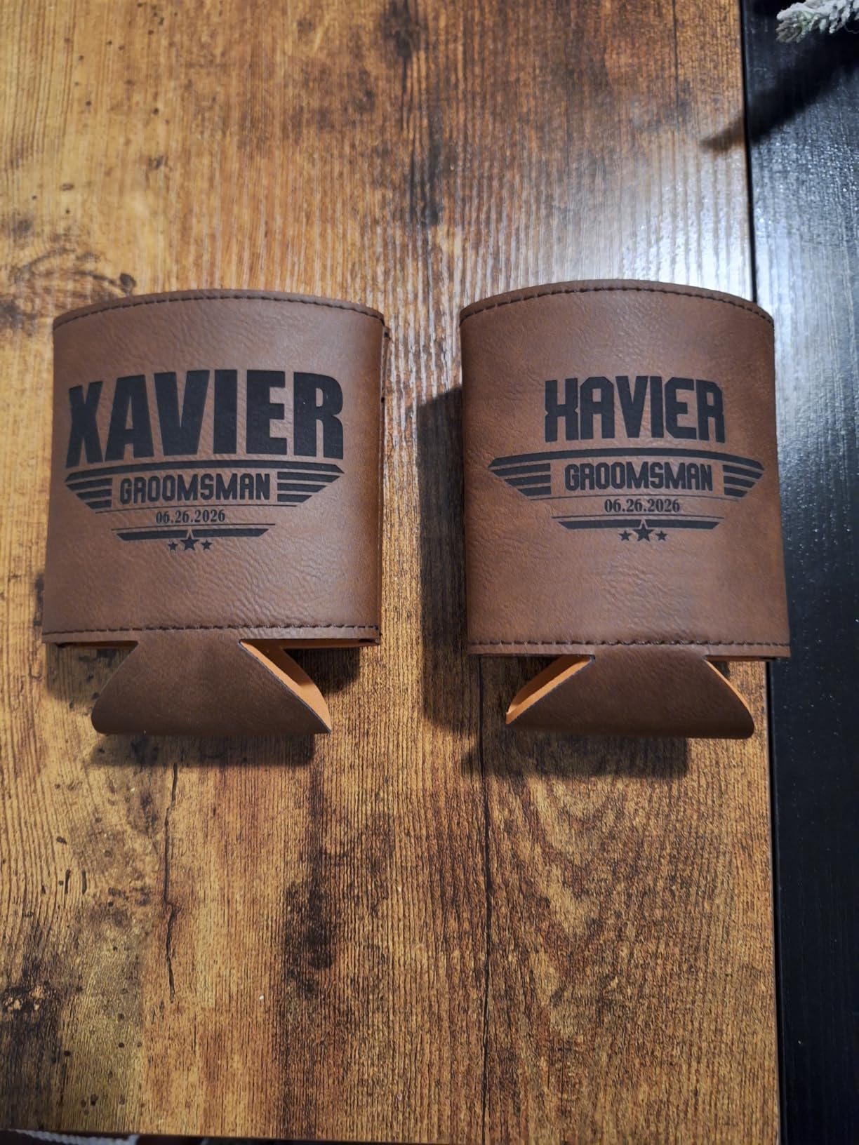 Personalized Groomsmen Can Cooler - Custom Groomsmen Gifts - Personalized Wedding Can Cooler - Can Sleeve Gifts - Beer Can Holder Wedding Favors Customer Review Personalized Groomsmen Can Cooler - Custom Groomsmen Gifts - Personalized Wedding Can Cooler - Can Sleeve Gifts - Beer Can Holder Wedding Favors - Customer Photo 1