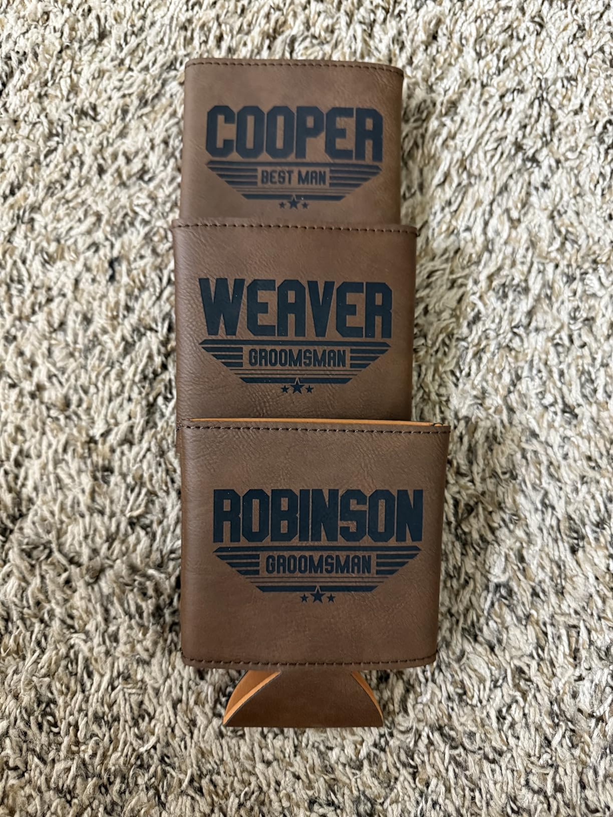 Personalized Groomsmen Can Cooler - Custom Groomsmen Gifts - Personalized Wedding Can Cooler - Can Sleeve Gifts - Beer Can Holder Wedding Favors Customer Review Personalized Groomsmen Can Cooler - Custom Groomsmen Gifts - Personalized Wedding Can Cooler - Can Sleeve Gifts - Beer Can Holder Wedding Favors - Customer Photo 2