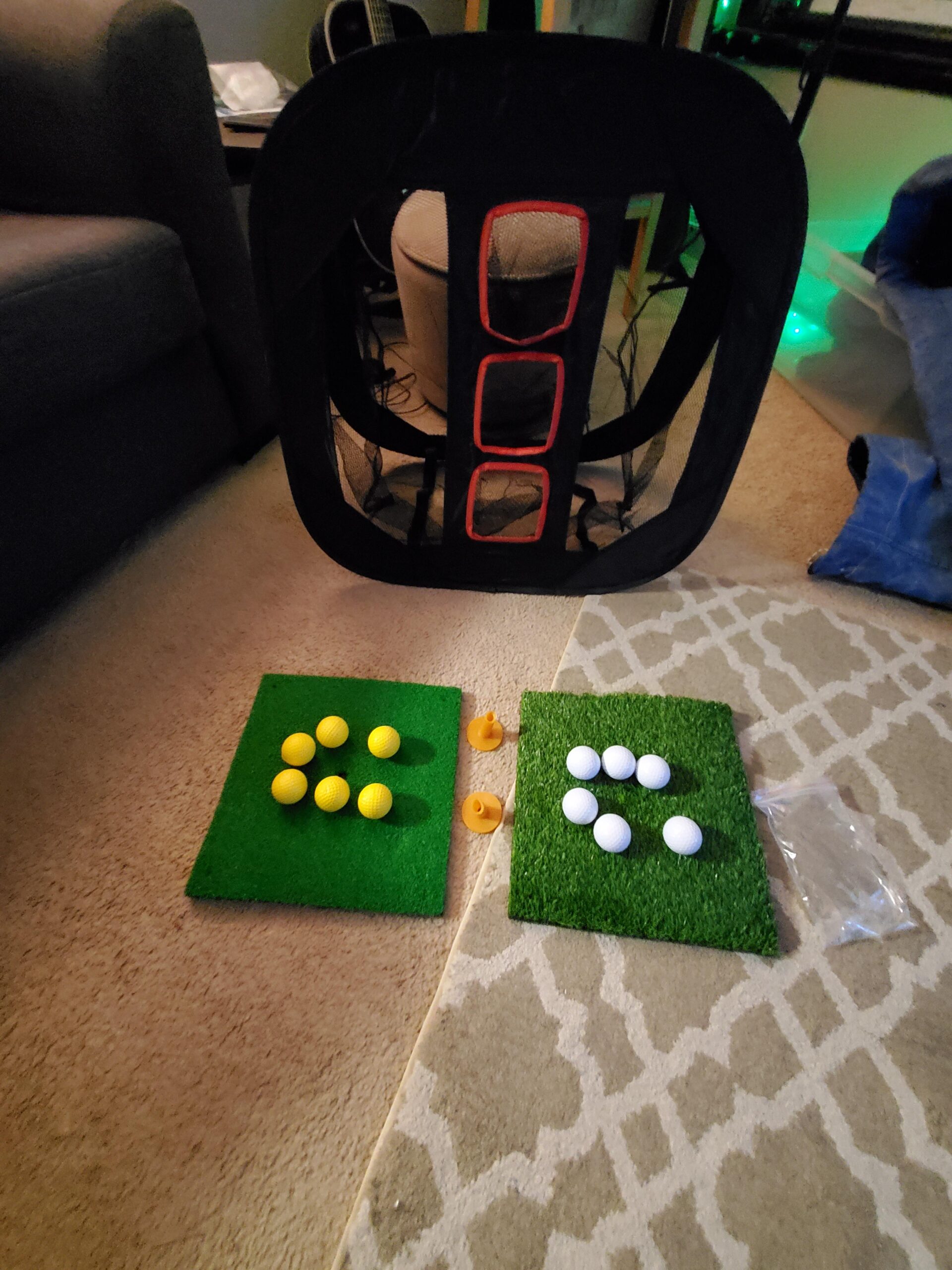 Pop-Up Golf Chipping Net - Ultimate Target Training Chip Aids for Precision & Distance, Outdoor | Indoor Practice, Golfer Gift - Customer Photo 2