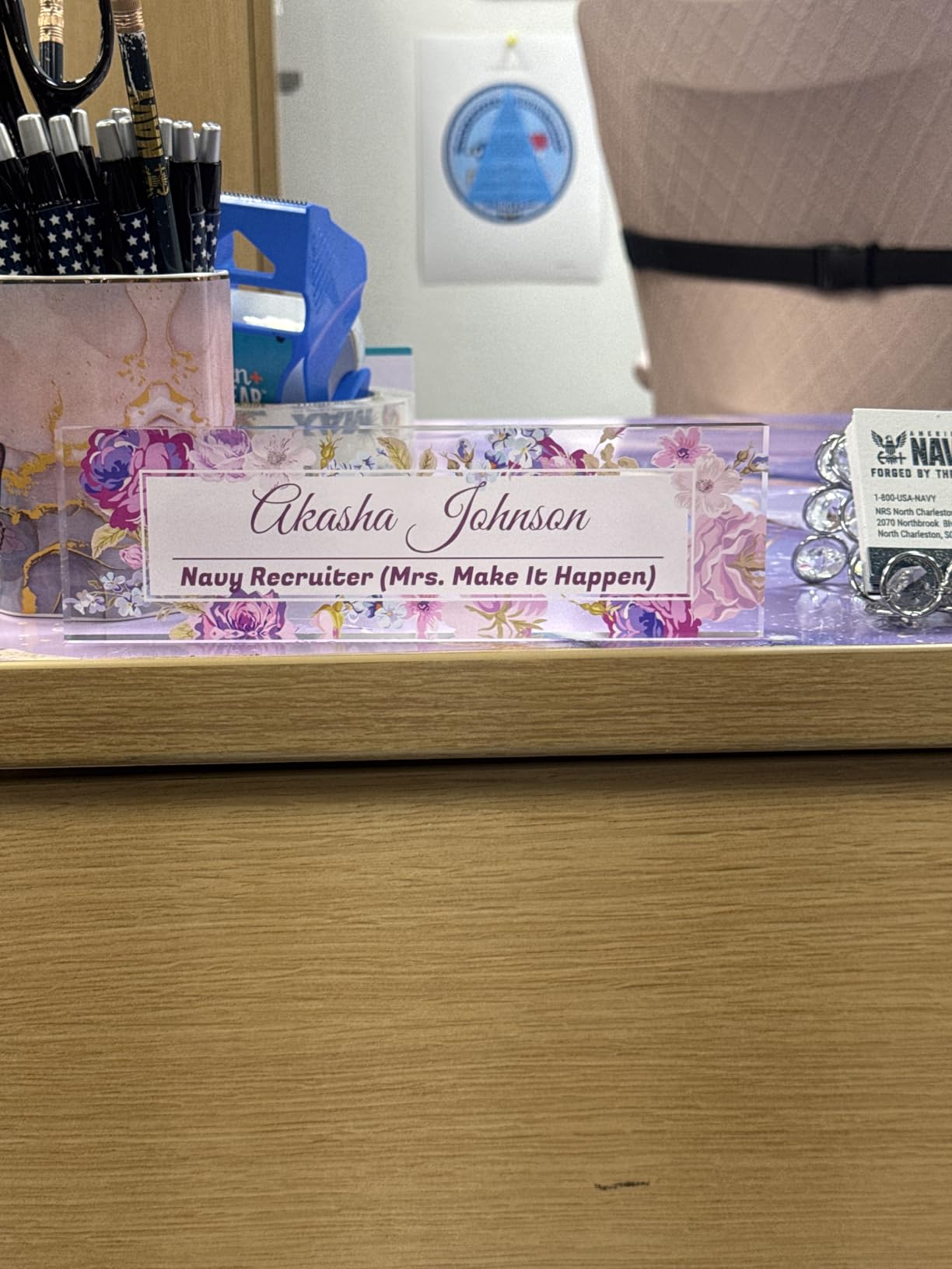 Desk Name Plate Personalized, Lawyer Name Plate for Desk, Office Desk Decor for Women & Men, Employee Appreciation Gifts Custom Office Gifts for Lawyer - Customer Photo 2