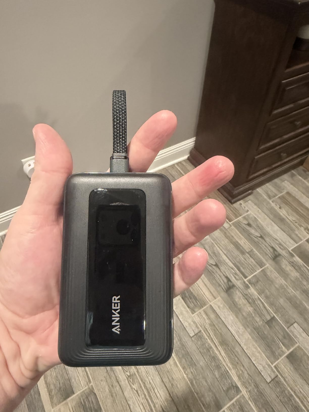 Anker Portable Charger, 10,000mAh 30W Power Bank, USB-C in and Out Fast Charging Battery Pack, Travel Essential Phone Power Bank, for iPhone 17/16/15, iPad, MacBook, Galaxy, Google, and More - Customer Photo 1