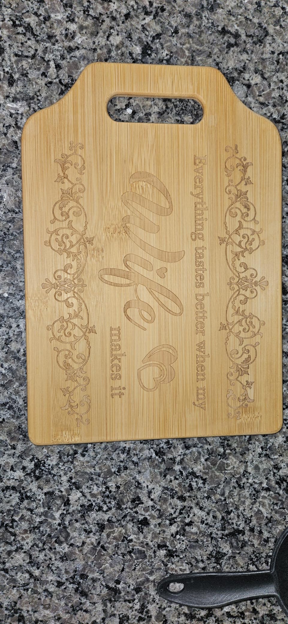 AceThrills Gifts for Wife Christmas Gift Ideas, Wife Gifts Birthday Gift Ideas for Wedding Anniversary, Christmas - Bamboo Cutting Board 12.3