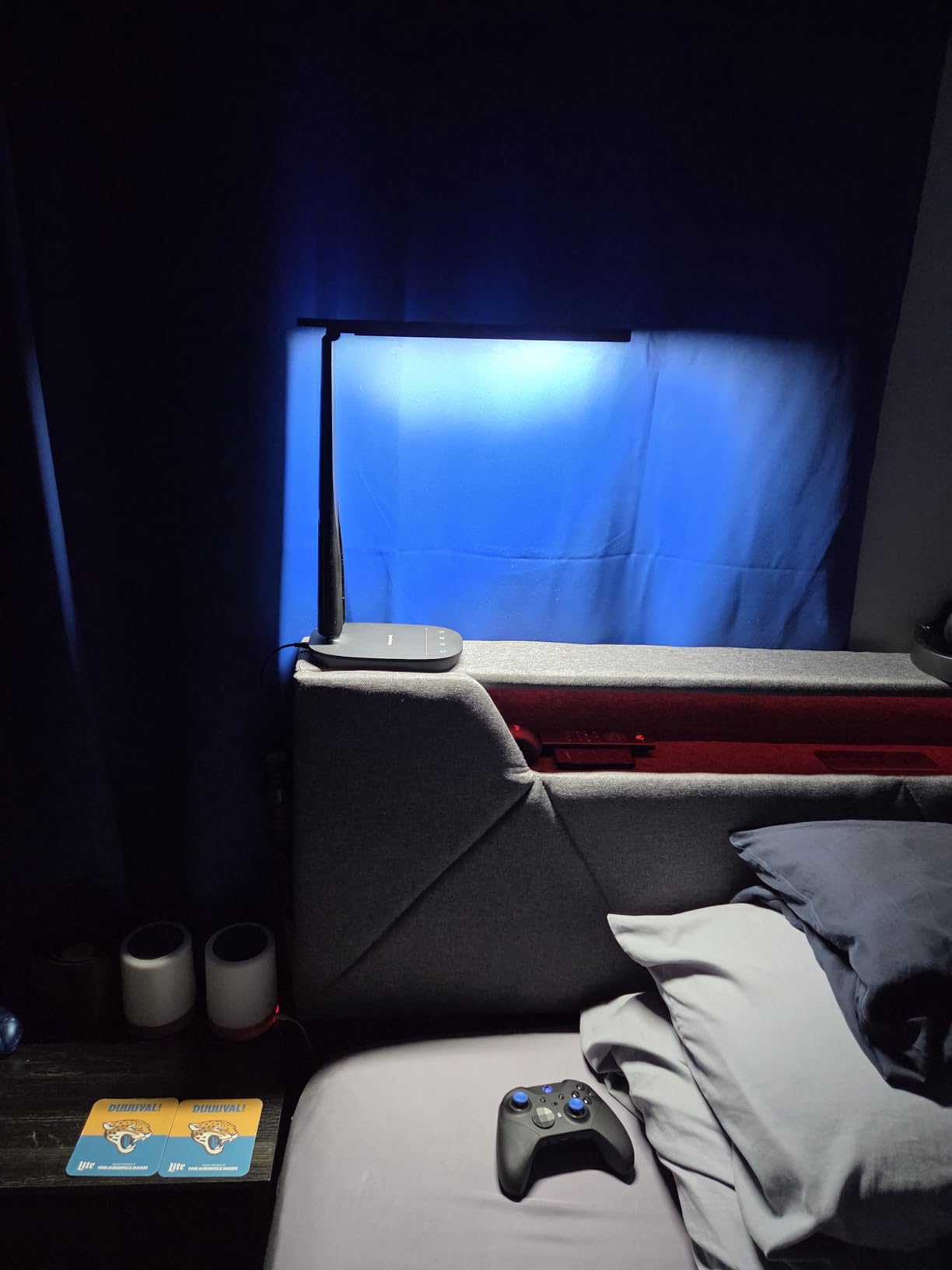 Honeywell LED Desk Lamp - HWT-H2 Sunturalux™ Eye-Caring Foldable Desk Light with USB A+C Dual Charging Port 4 Color Modes Dimmable Table Lamp for Home Office Bedroom Reading Study Work - Black - Customer Photo 1