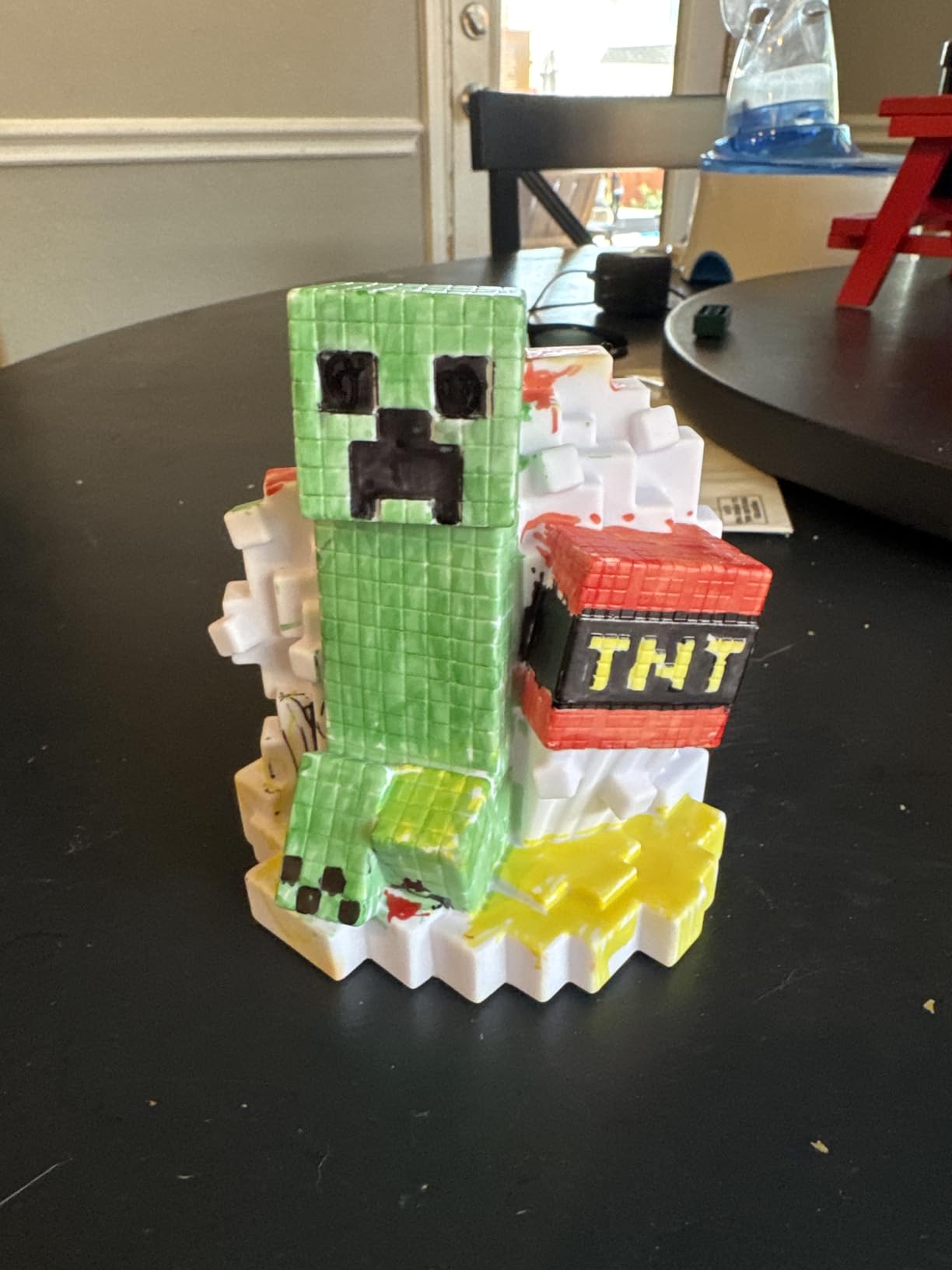 Minecraft Design A Vinyl DIY Coloring Craft for Kids with Washable Markers Decorate Your Own Minecraft Figure Creative Activity for Ages 4+ - Customer Photo 2