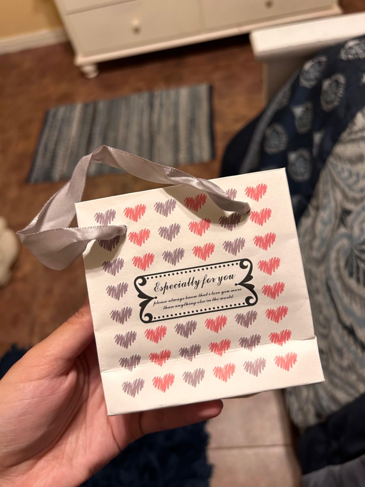 Hey Bestie Gifts, Sterling Silver Interlocking 2 Hearts Necklace for Friendship Gift for Women, Best Friend Birthday Gift, Thank you Gift Ideas, Christmas Jewelry - Customer Photo 2