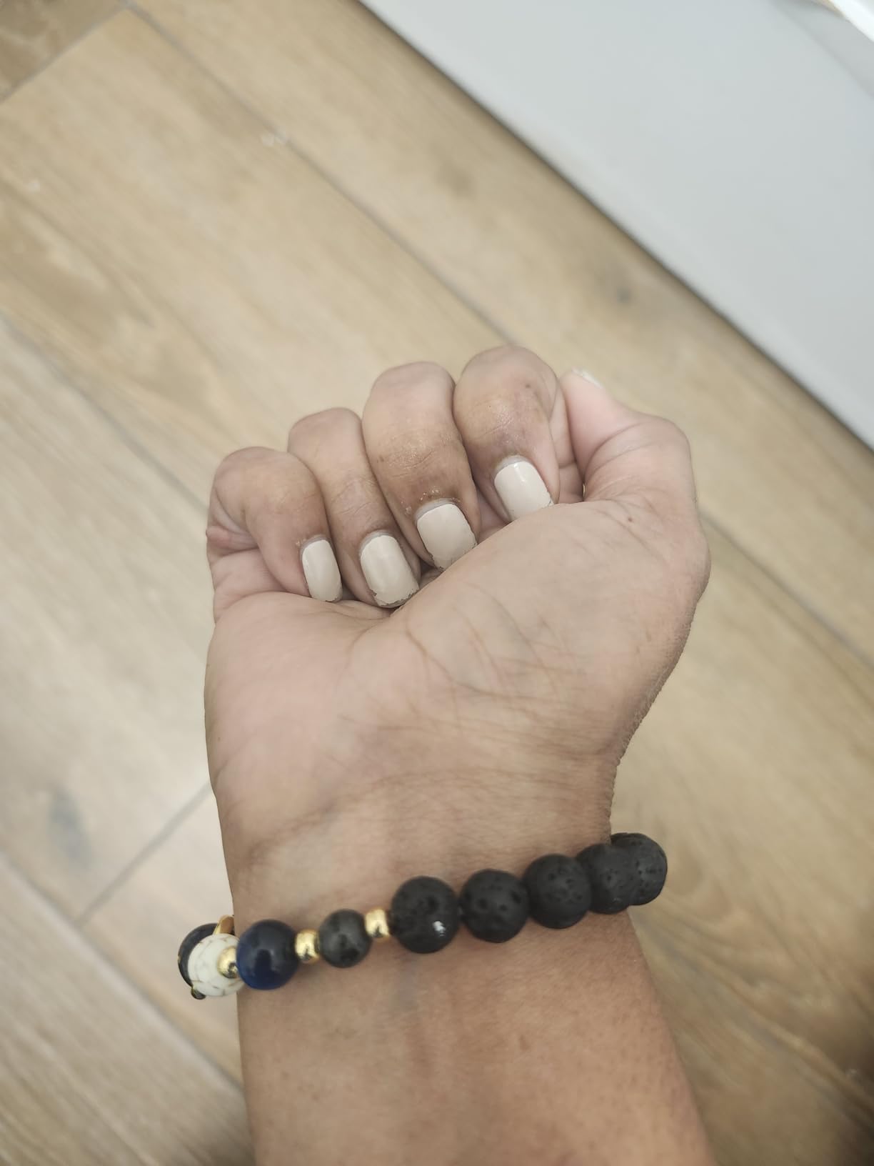 Zodiac Beaded Bracelets for Women, 12 Constellations Crystal Stone Bracelet for Birthday Zodiac Gifts, 18k Gold Constellation Charm Bracelet Jewellery - Customer Photo 2