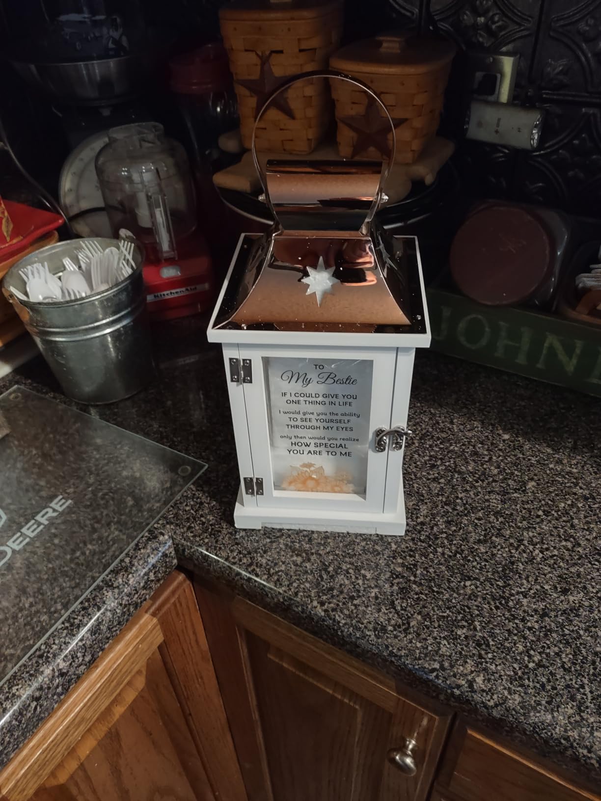 Sister in Law Gifts, Gifts for Sister in Law Birthday Christmas Mother's Day Wedding Gifts Lantern - Customer Photo 2