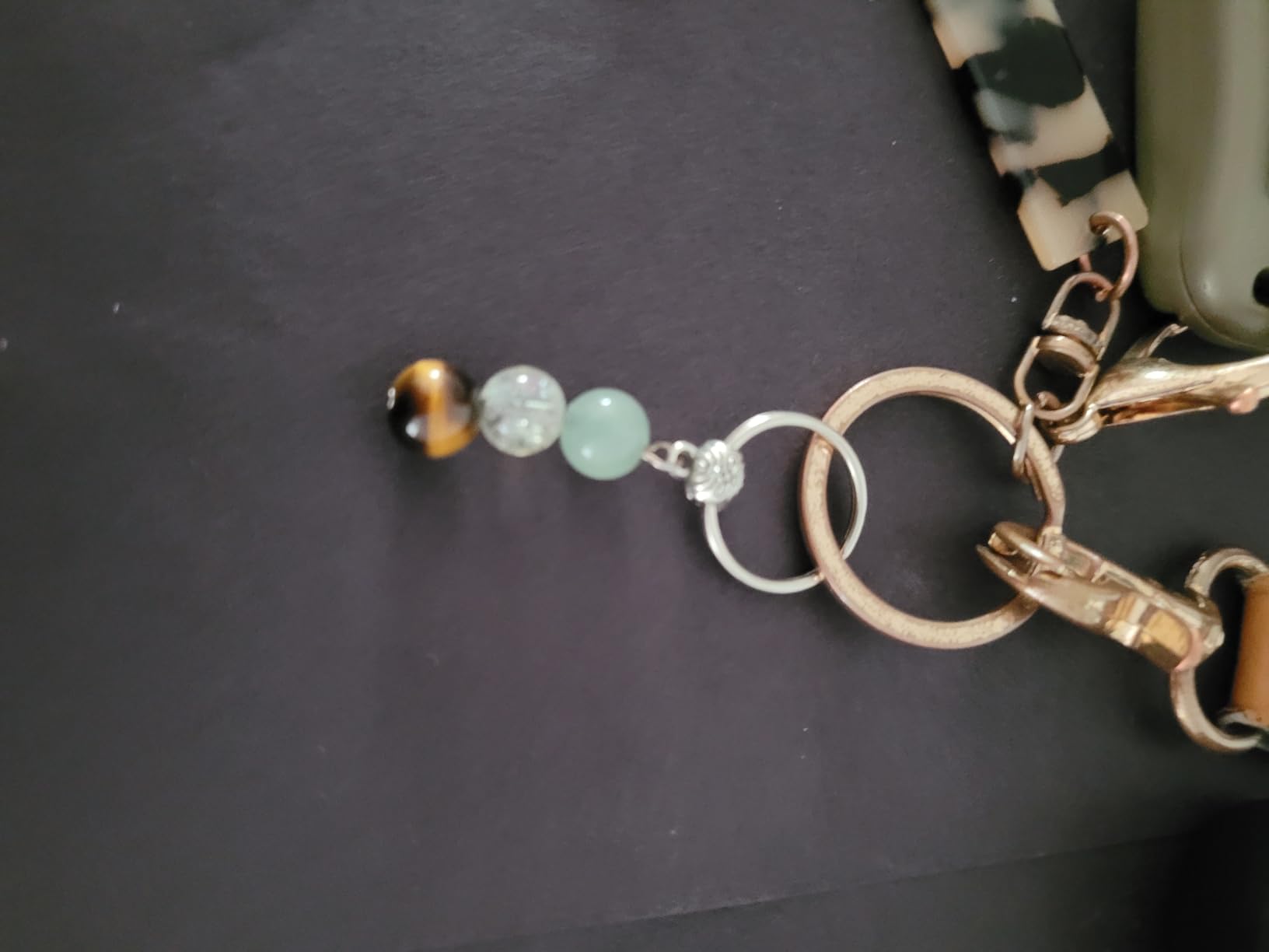 Natural Crystals Keychain Gift for New Beginnings, Small Healing Stones Keychain for Anxiety Relief. Healing Crystals - Customer Photo 2