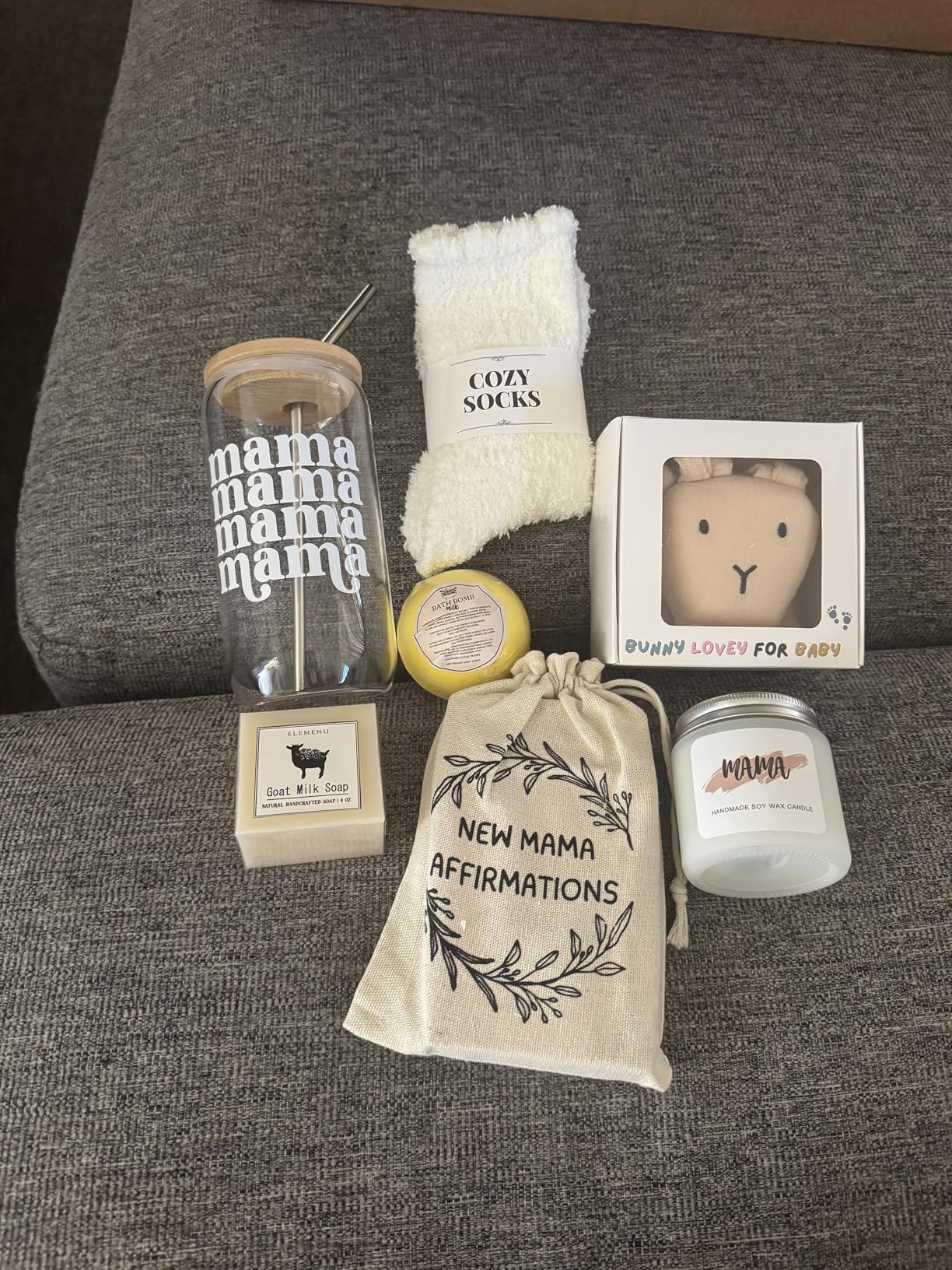 New Mom Care Package After Baby, 7pcs New Mom Gifts Set After Birth, Postpartum Gifts for Mom, After Birth Postpartum Essentials for Mom Kit, Pregnancy Gifts for First-Time Moms, Expecting Mom - Customer Photo 1