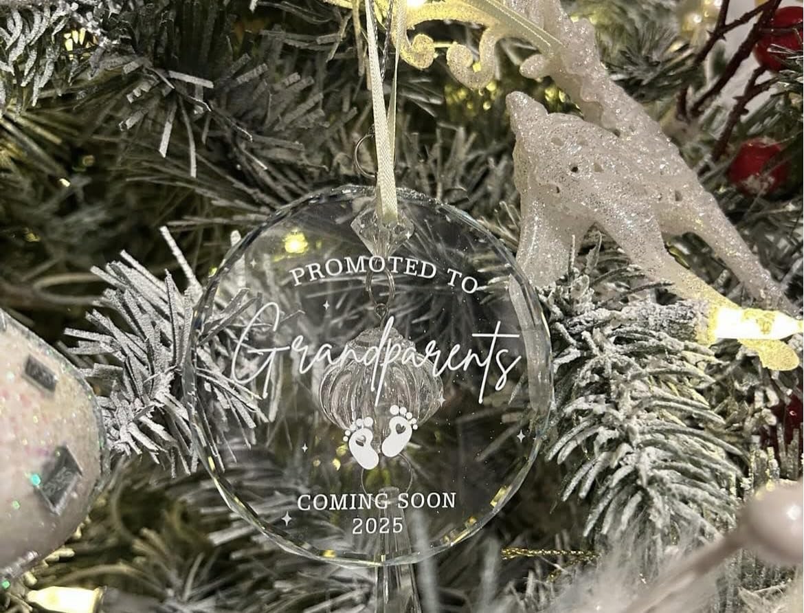 Thank You Gifts for Women, Employee, Boss, Coworkers, Manager, Teacher, Nurse, Friend - Never Forget The Difference You Make Gifts - Appreciation Retirement Farewell Goodbye Thank You - Glass Ornament - Customer Photo 1