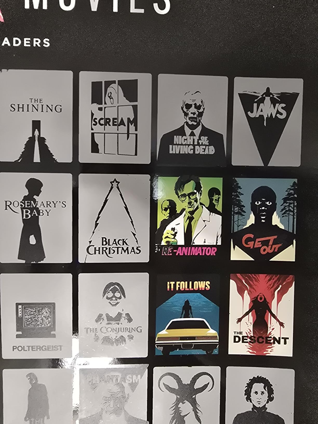 Curious Charts Official Fangoria Horror Movie Scratch Off Poster, Top 100 Horror Films, 16.5in x 23.4in, Halloween Wall Decor, Movie Lover Gift and Collectible, Premium Materials, Made in the USA - Customer Photo 2