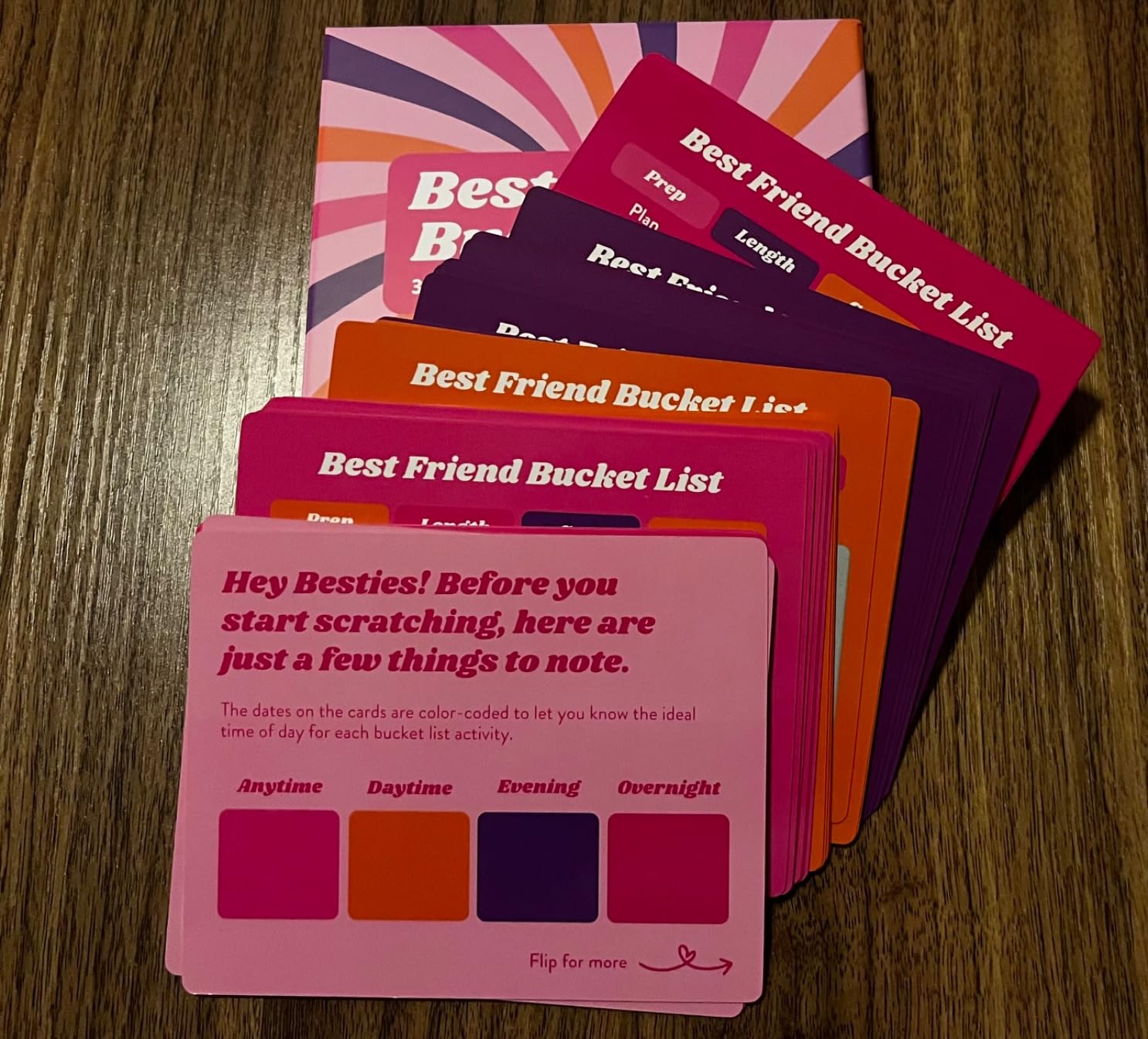 Best Friend Bucket List Scratch Off Cards – 35 Fun Adventure Date Ideas for Friends – Unique Gift for Women, Besties, or BFFs – Fun Friendship Gift for Birthdays or Christmas - Customer Photo 1