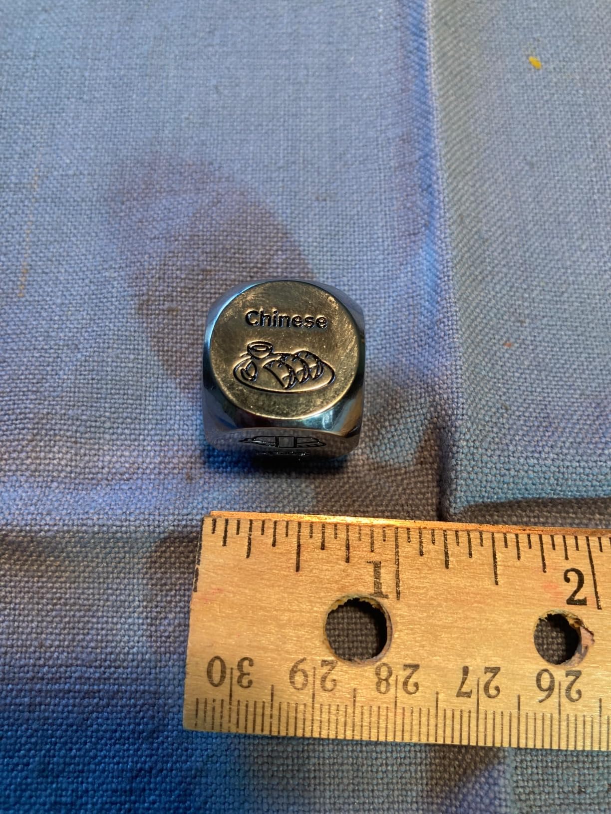 Stocking Stuffers for Men Women Adults: Steel Food Decision Dice Funny Gifts for Him Her Couple Girlfriend Boyfriend Husband Wife Christmas Anniversary Valentines Birthday Wedding Fathers Day - Customer Photo 4