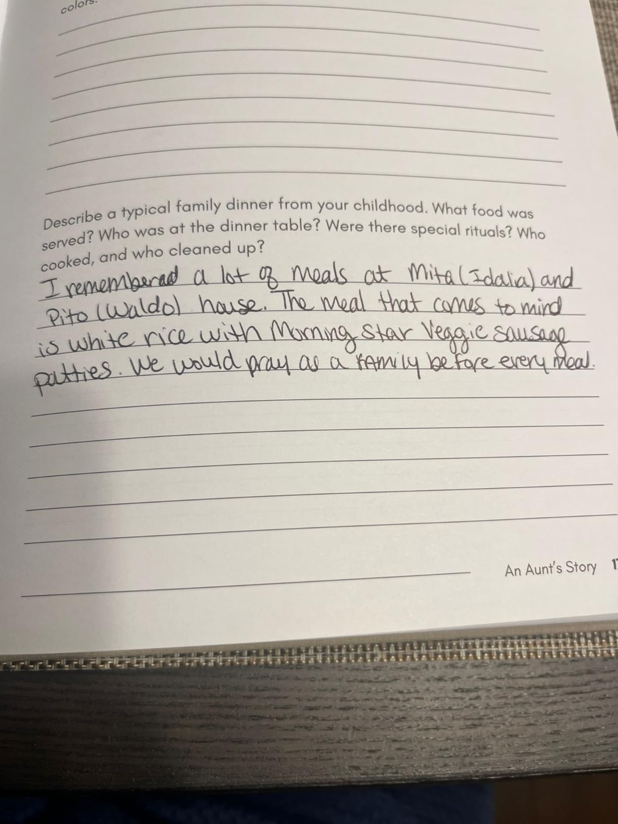 Stepmom's Life Story Journal (Hardcover): A Meaningful Keepsake for Stepmom to Share Her Journey & Memories, Book Includes 250+ Prompt Questions, Sentimental Gift for Mother's Day, Birthday, Christmas Customer Review Stepmom's Life Story Journal (Hardcover): A Meaningful Keepsake for Stepmom to Share Her Journey & Memories, Book Includes 250+ Prompt Questions, Sentimental Gift for Mother's Day, Birthday, Christmas - Customer Photo 1